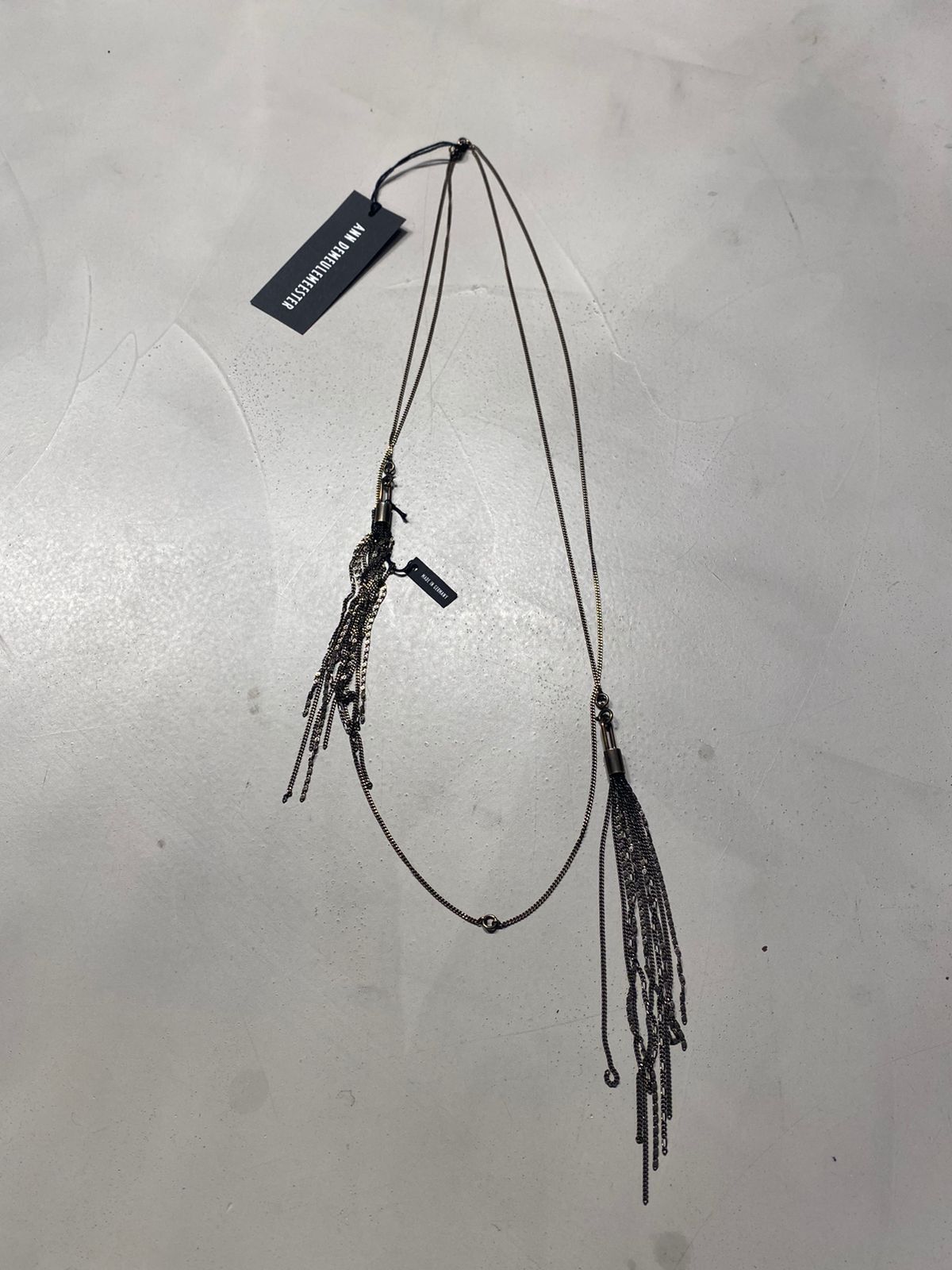 Ann Demeulemeester TASSEL SILVER CHAIN Size ONE SIZE - 1 Thumbnail