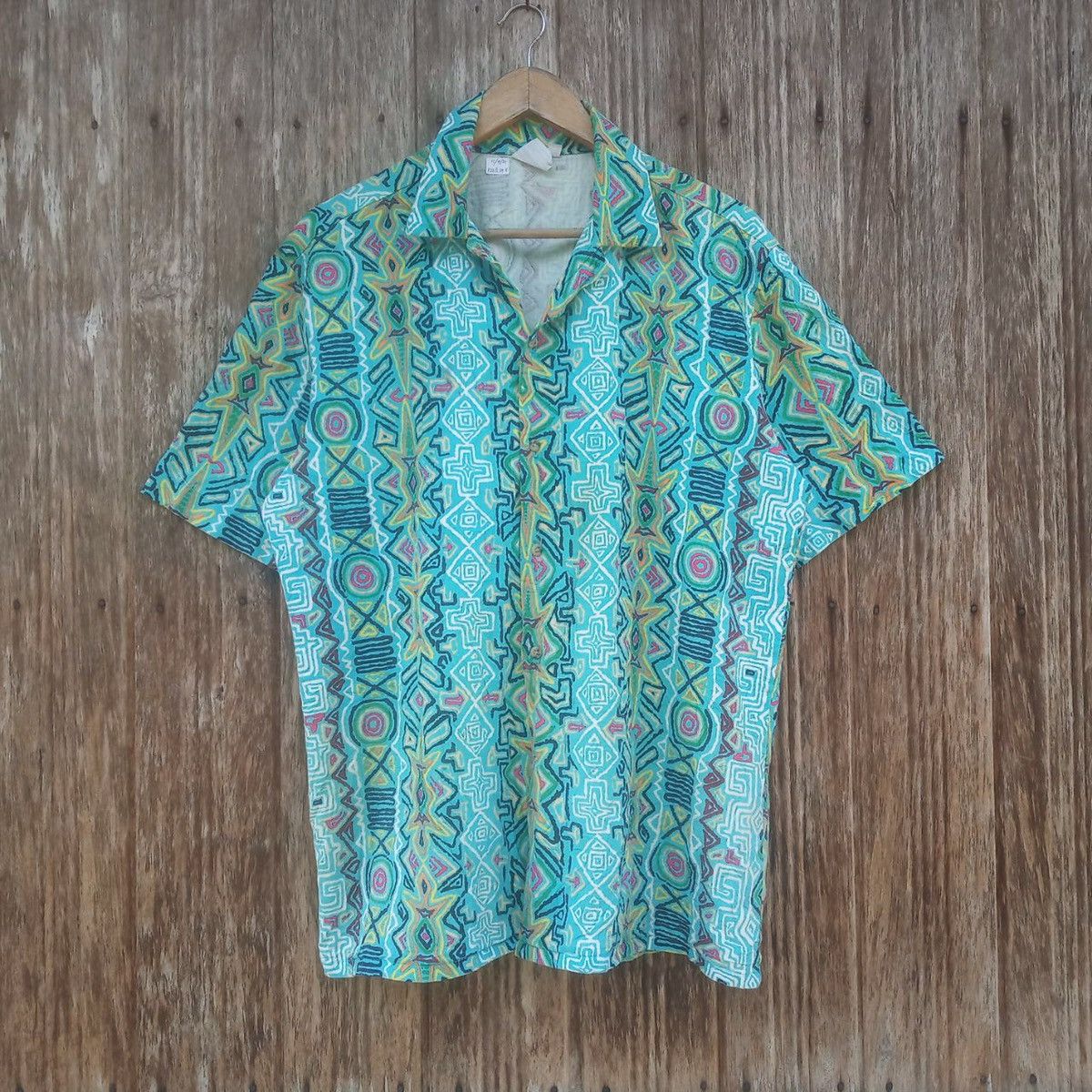 Vintage Vintage Karen K. Multicolour Motive Abstract Colour Shirt Size US L / EU 52-54 / 3 - 1 Thumbnail