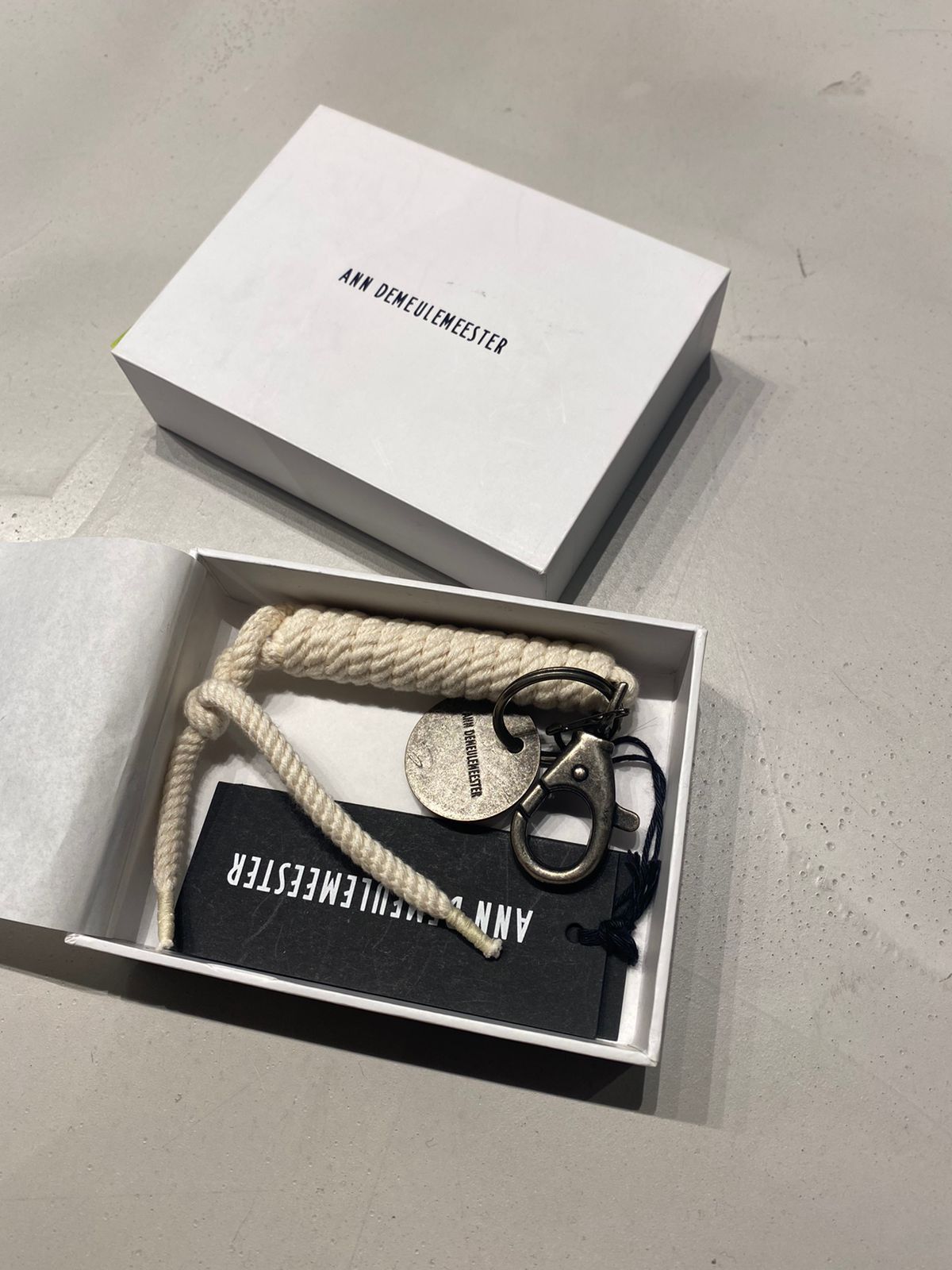 Ann Demeulemeester CORD KEYCHAIN Size ONE SIZE - 1 Thumbnail