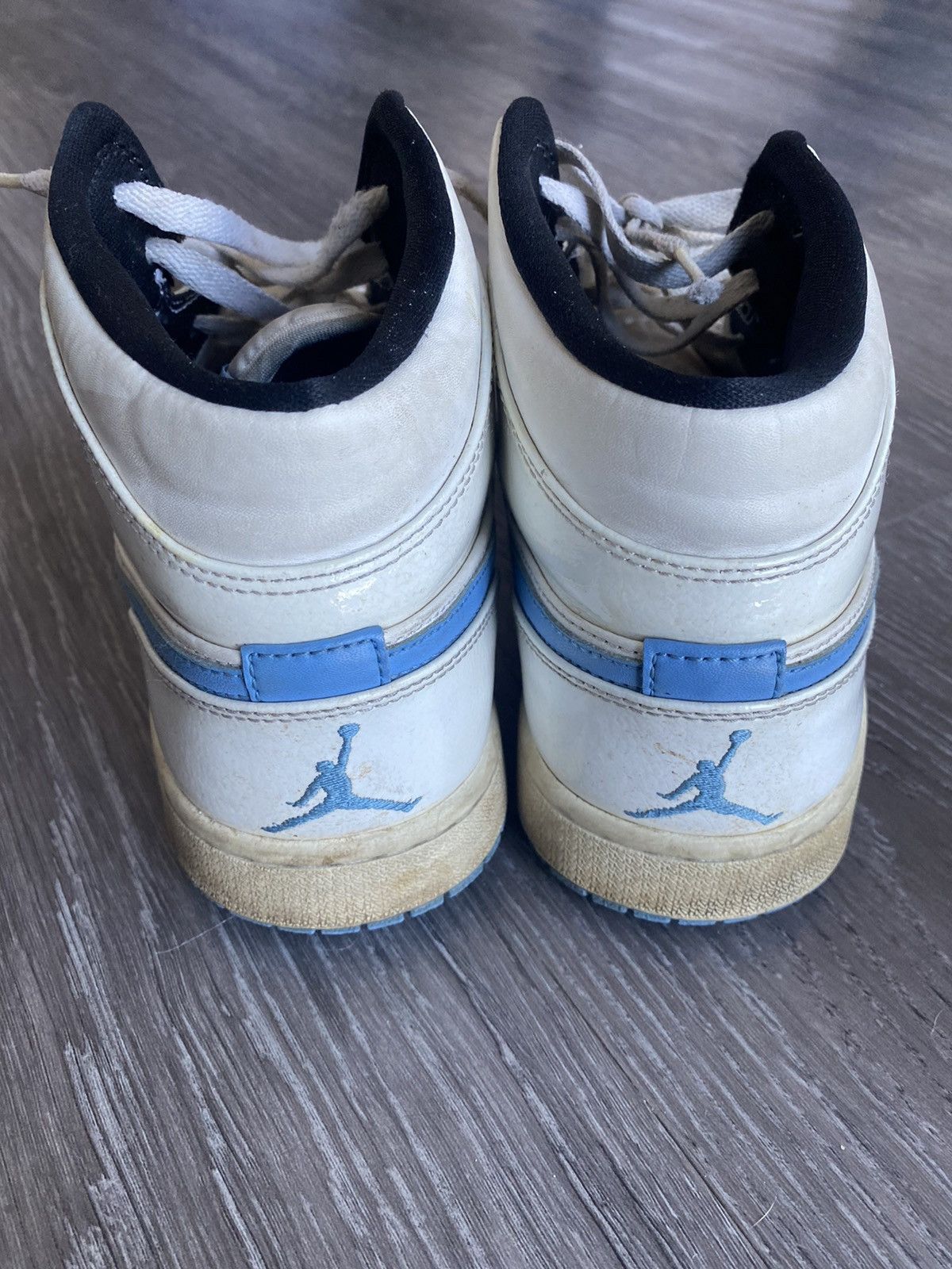 Jordan Brand × Nike Jordan 1 Legend Blue Size 10 Nike 2014 Size US 10 / EU 43 - 6 Thumbnail