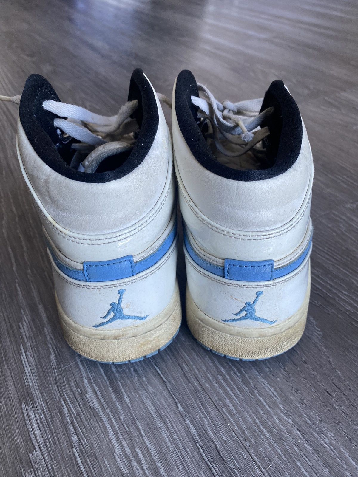 Jordan Brand × Nike Jordan 1 Legend Blue Size 10 Nike 2014 Size US 10 / EU 43 - 7 Thumbnail