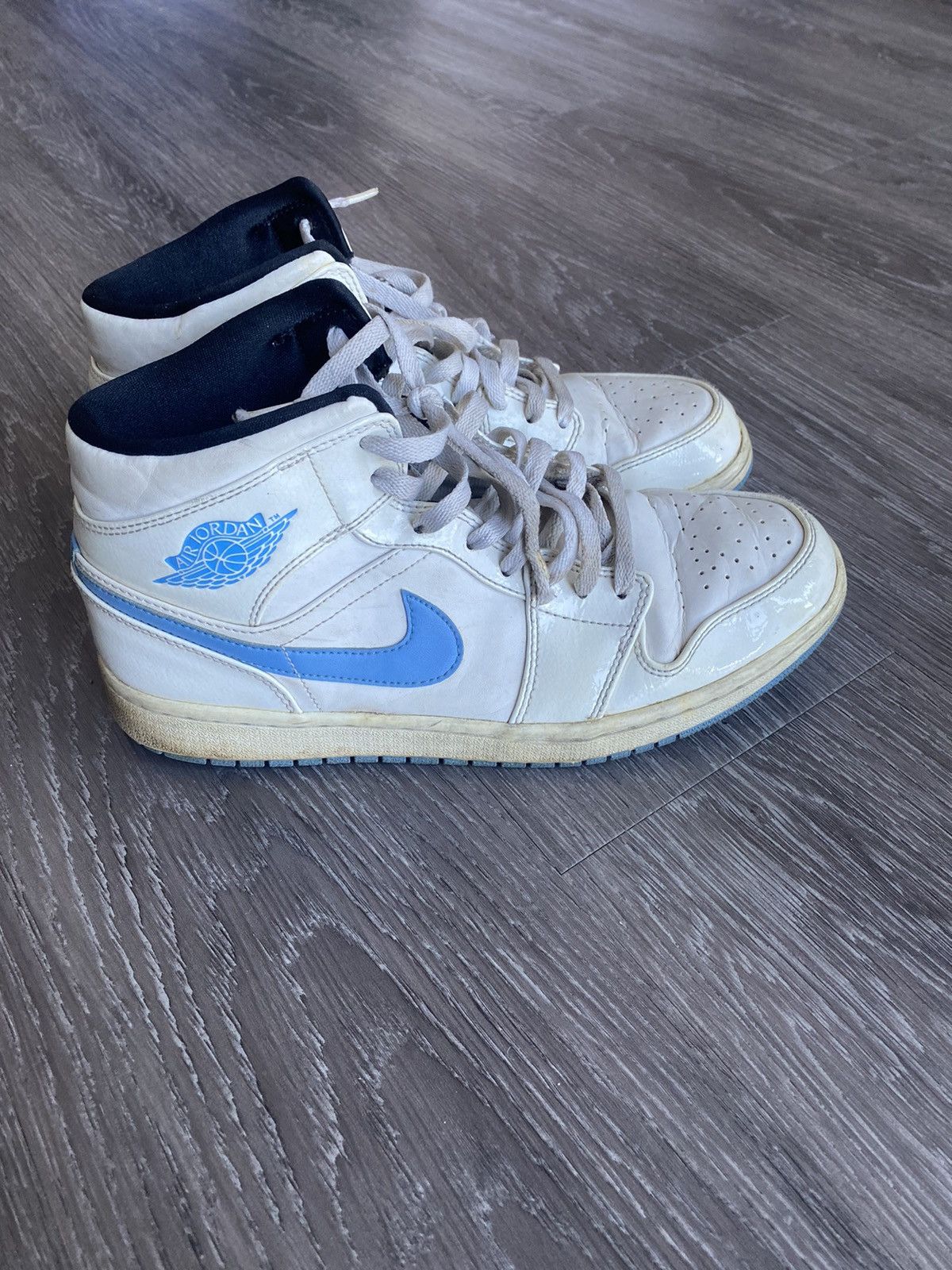 Jordan Brand × Nike Jordan 1 Legend Blue Size 10 Nike 2014 Size US 10 / EU 43 - 3 Thumbnail
