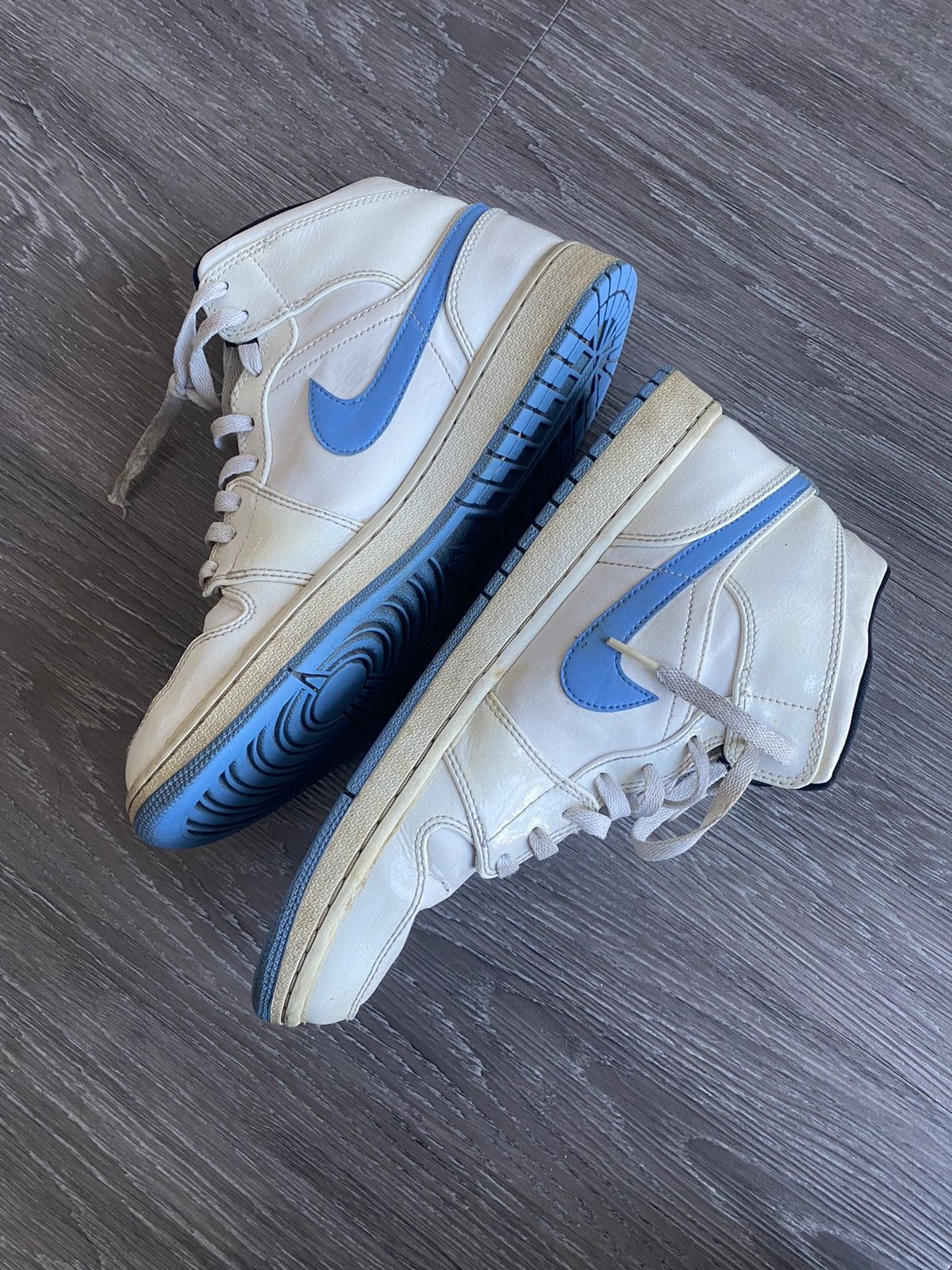 Jordan Brand × Nike Jordan 1 Legend Blue Size 10 Nike 2014 Size US 10 / EU 43 - 8 Thumbnail