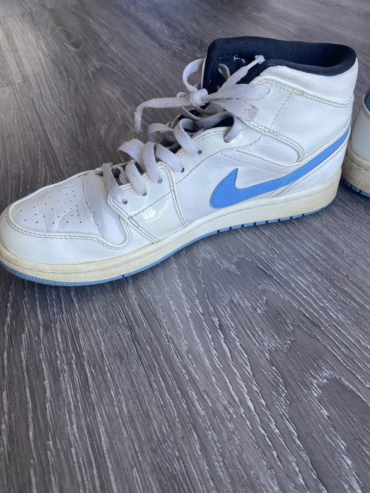 Jordan Brand × Nike Jordan 1 Legend Blue Size 10 Nike 2014 Size US 10 / EU 43 - 9 Thumbnail
