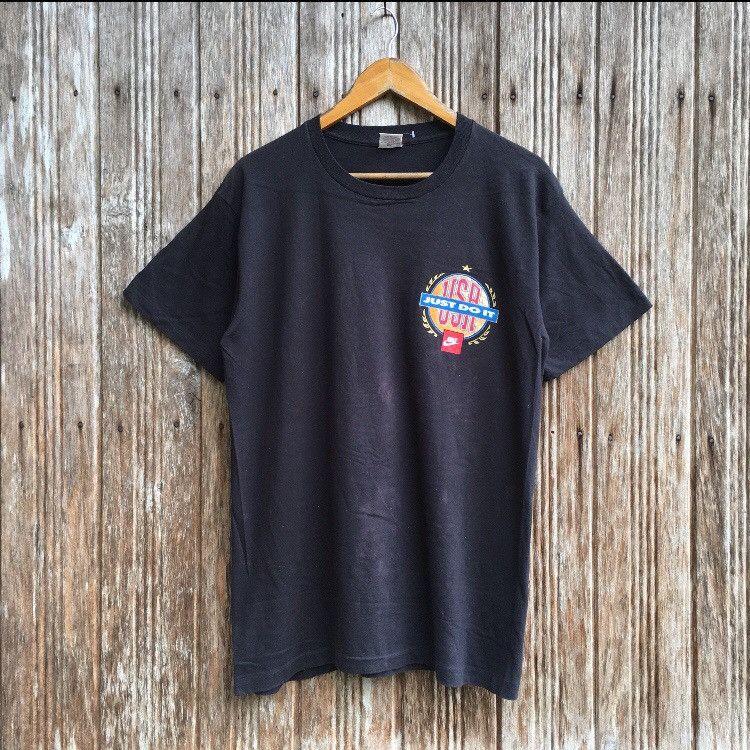 Nike Vintage Nike Grey Tag Just Do It Basket Ball Player Shirt Size US M / EU 48-50 / 2 - 2 Thumbnail