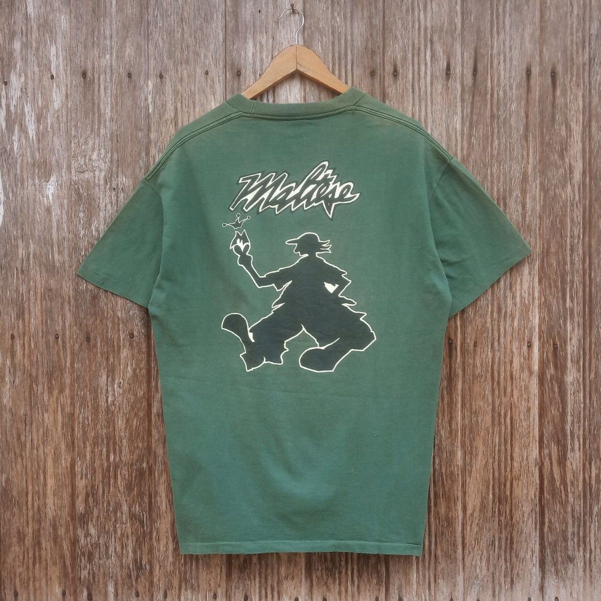 Vintage Vintage 90s Maltese USA Graphics Graffiti Art Hip Hop Shirt Size US XL / EU 56 / 4 - 1 Thumbnail