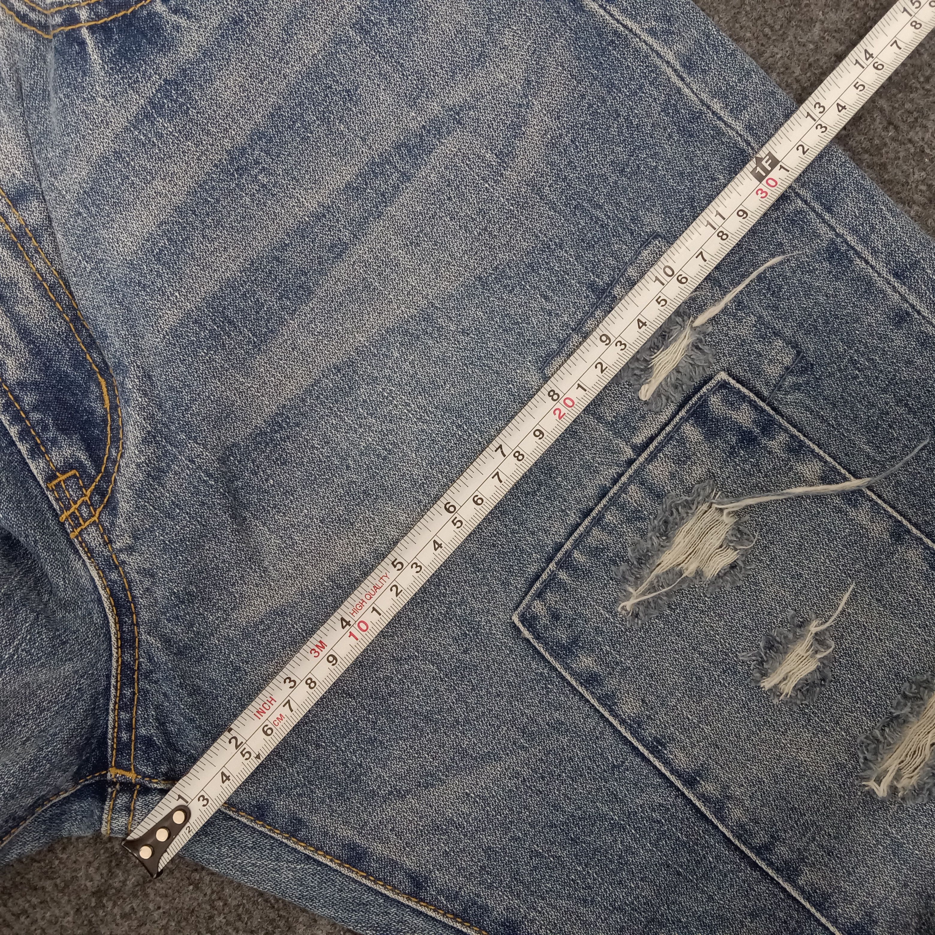 Designer × Japanese Brand × Vintage Rag Machine Patchwork Distressed Denim Jeans Size US 34 / EU 50 - 13 Thumbnail