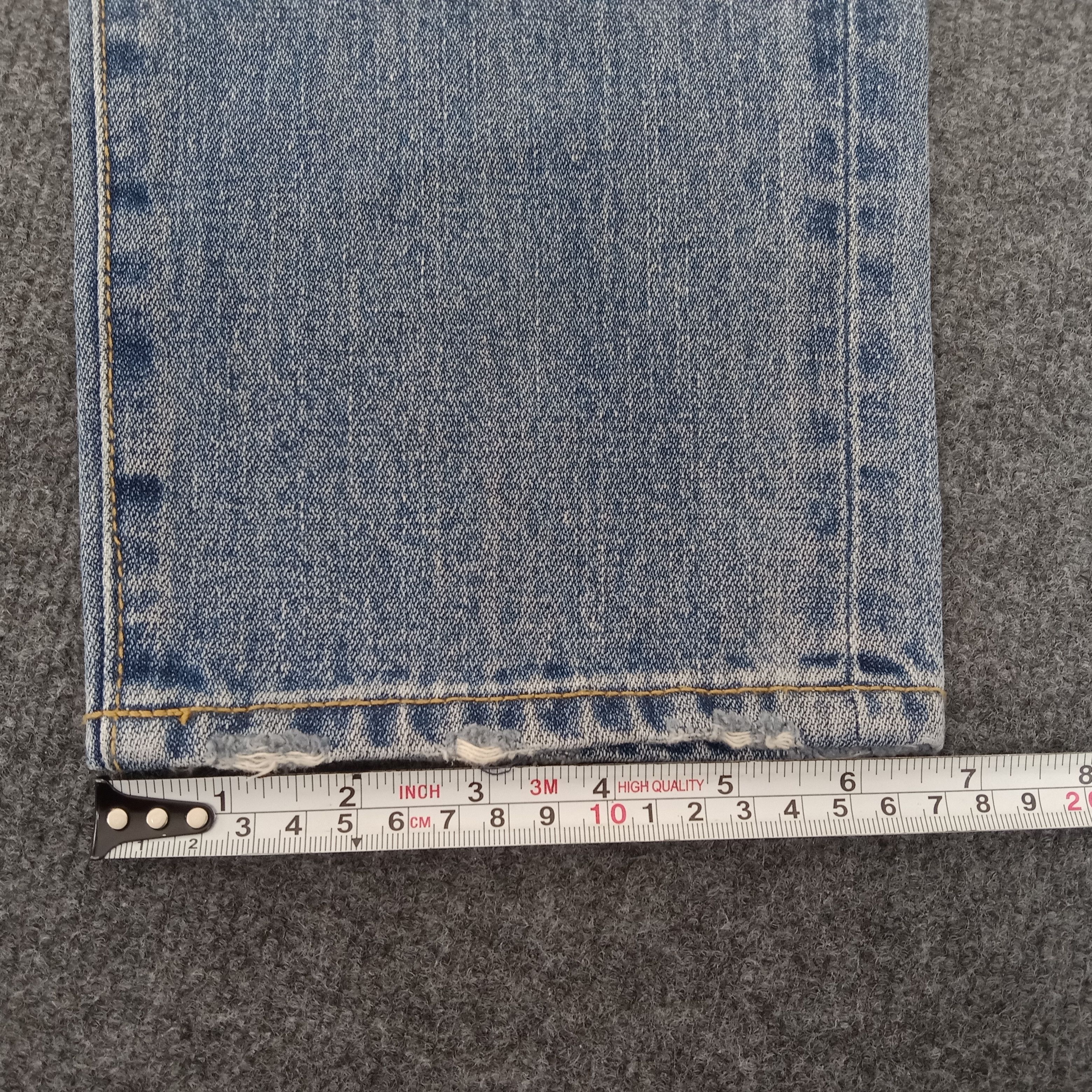 Designer × Japanese Brand × Vintage Rag Machine Patchwork Distressed Denim Jeans Size US 34 / EU 50 - 15 Thumbnail