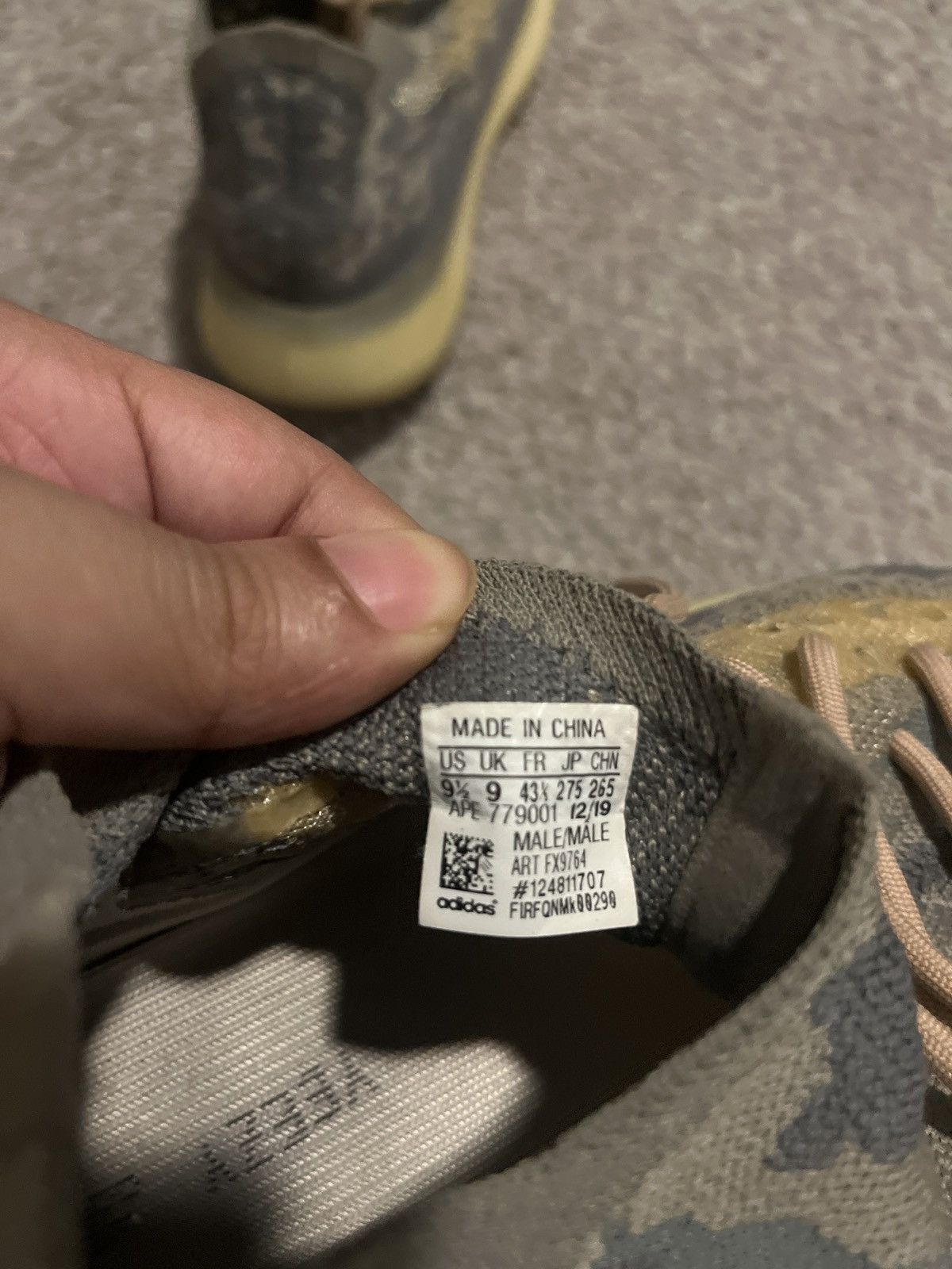 wholesale high quality Yeezy mist non reflective
