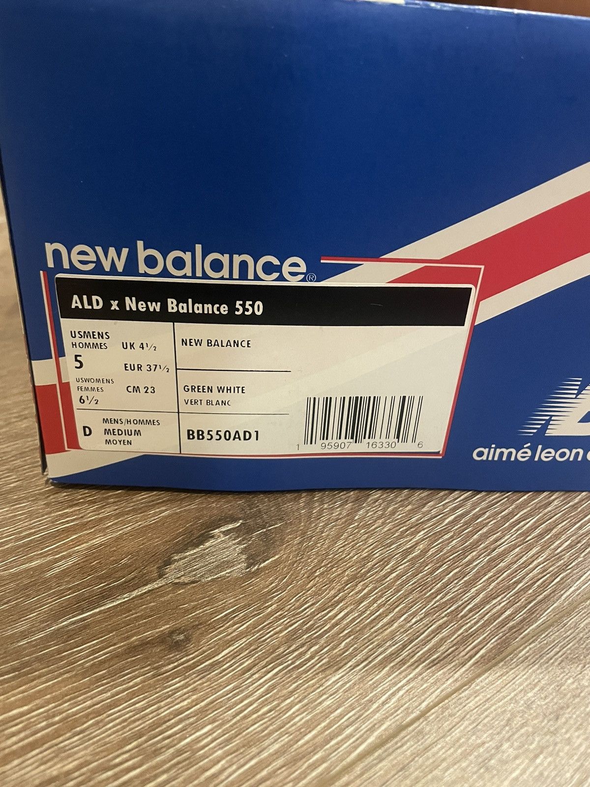 Aime Leon Dore × New Balance Aime Leon Dore New Balance 550 Olive Size US 5 / EU 37 - 8 Thumbnail