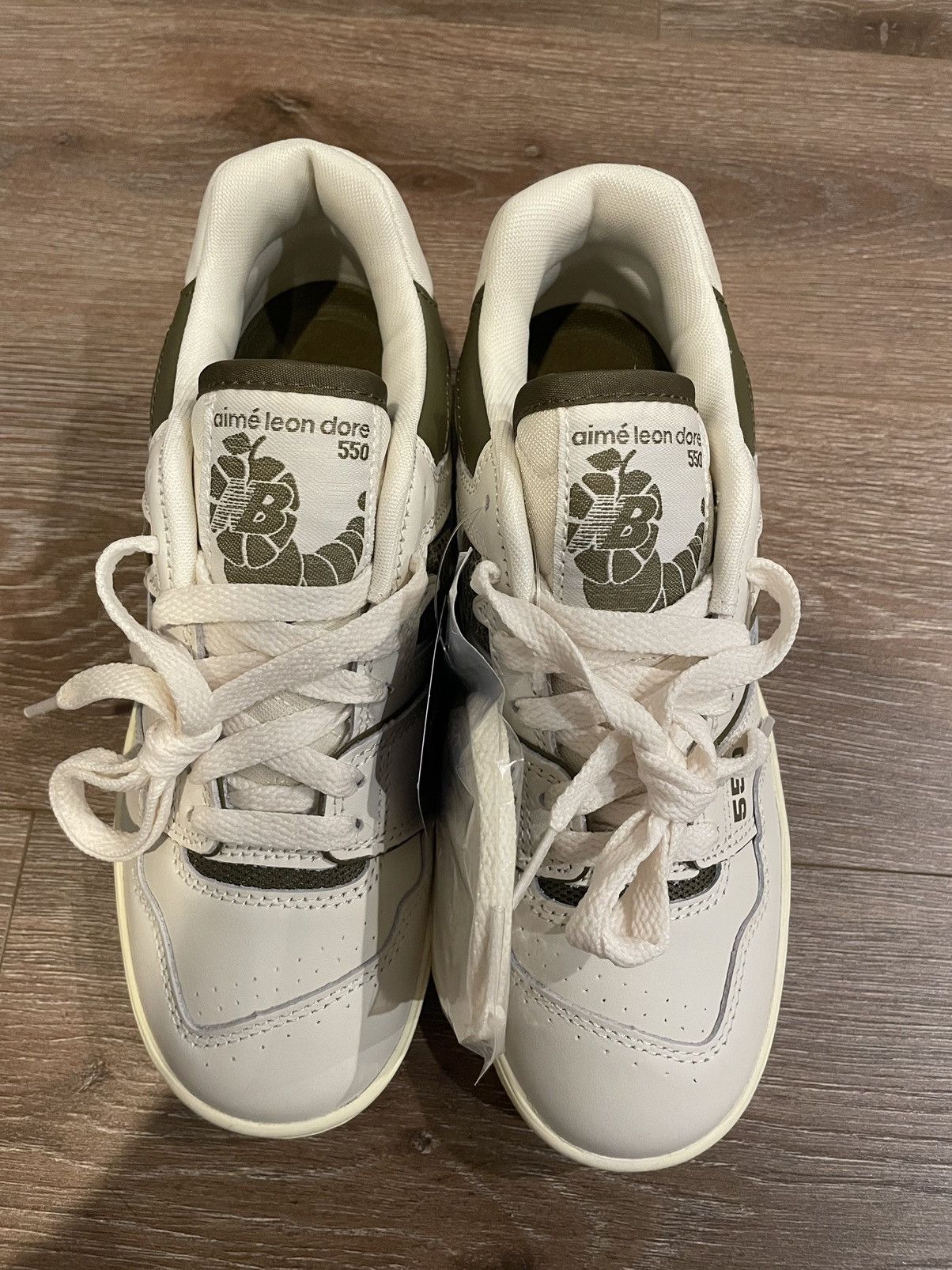 Aime Leon Dore × New Balance Aime Leon Dore New Balance 550 Olive Size US 5 / EU 37 - 3 Thumbnail