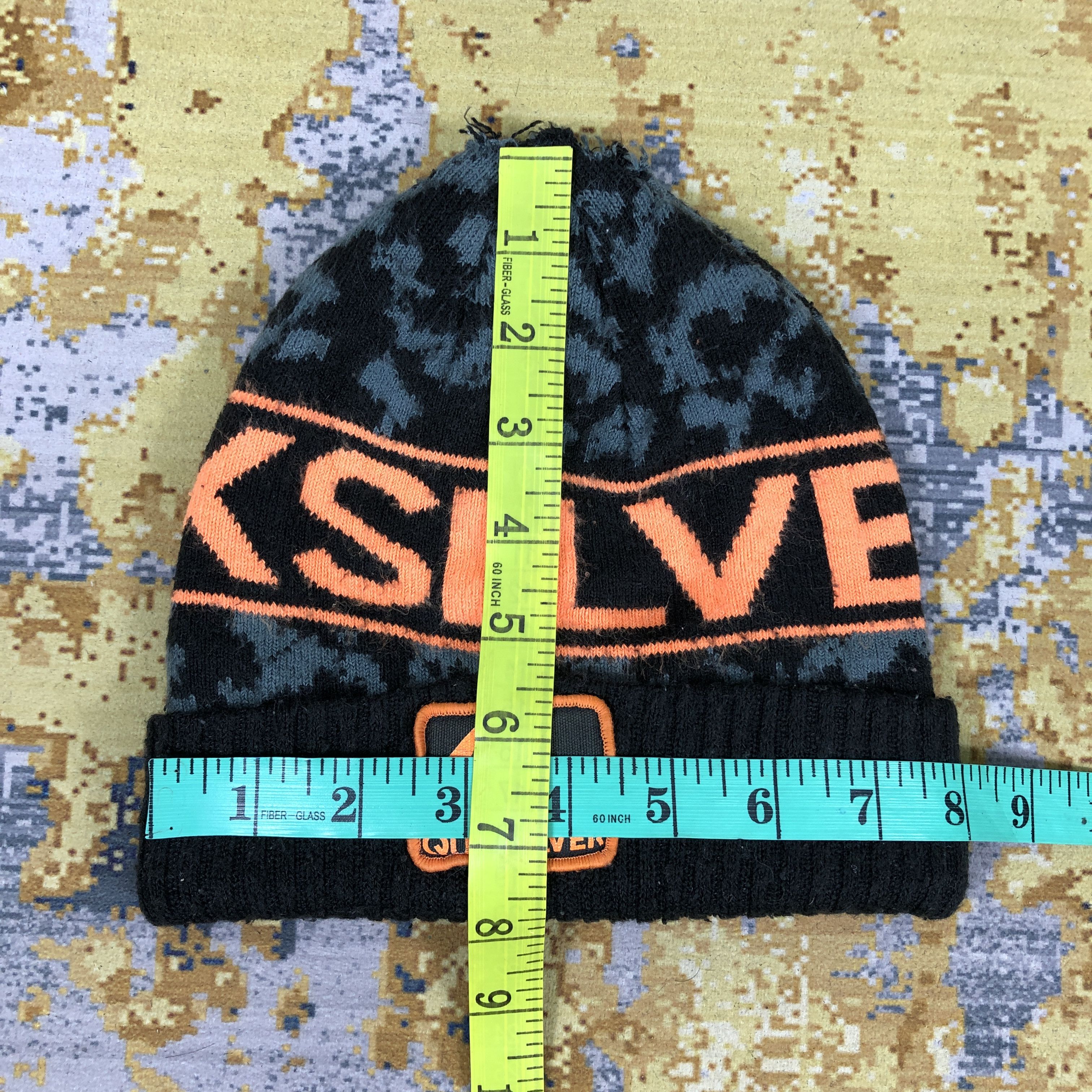 Quiksilver × Vintage Vintage Quiksilver Ribbed Beanie Hat B1670 Size ONE SIZE - 5 Thumbnail