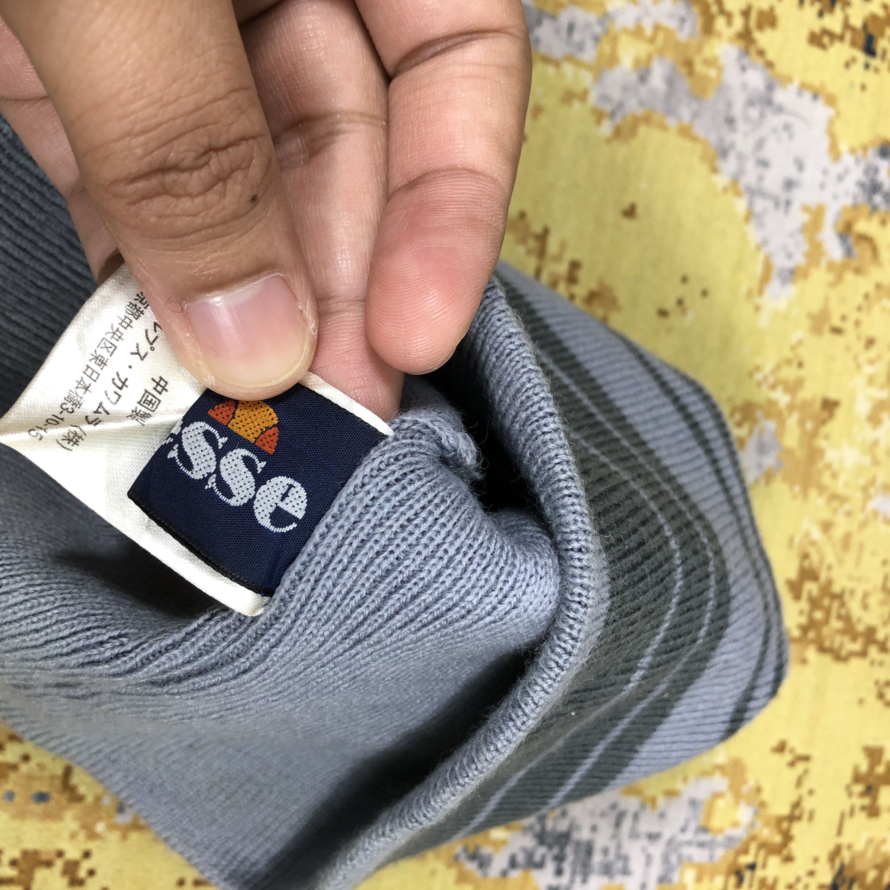 Ellesse × Vintage Vintage Ellesse Stripe Beanie Hat B1983 Size ONE SIZE - 7 Thumbnail