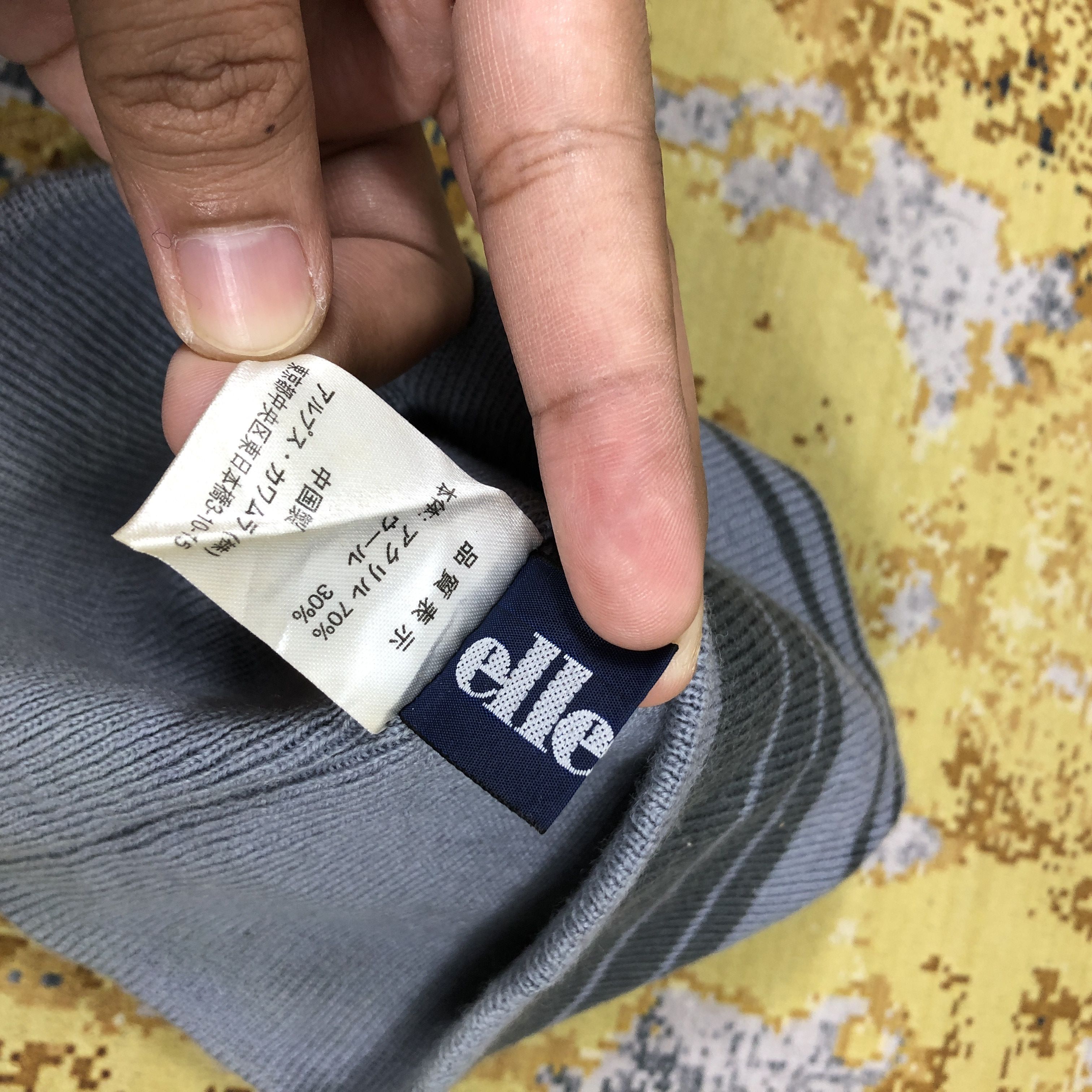 Ellesse × Vintage Vintage Ellesse Stripe Beanie Hat B1983 Size ONE SIZE - 6 Thumbnail