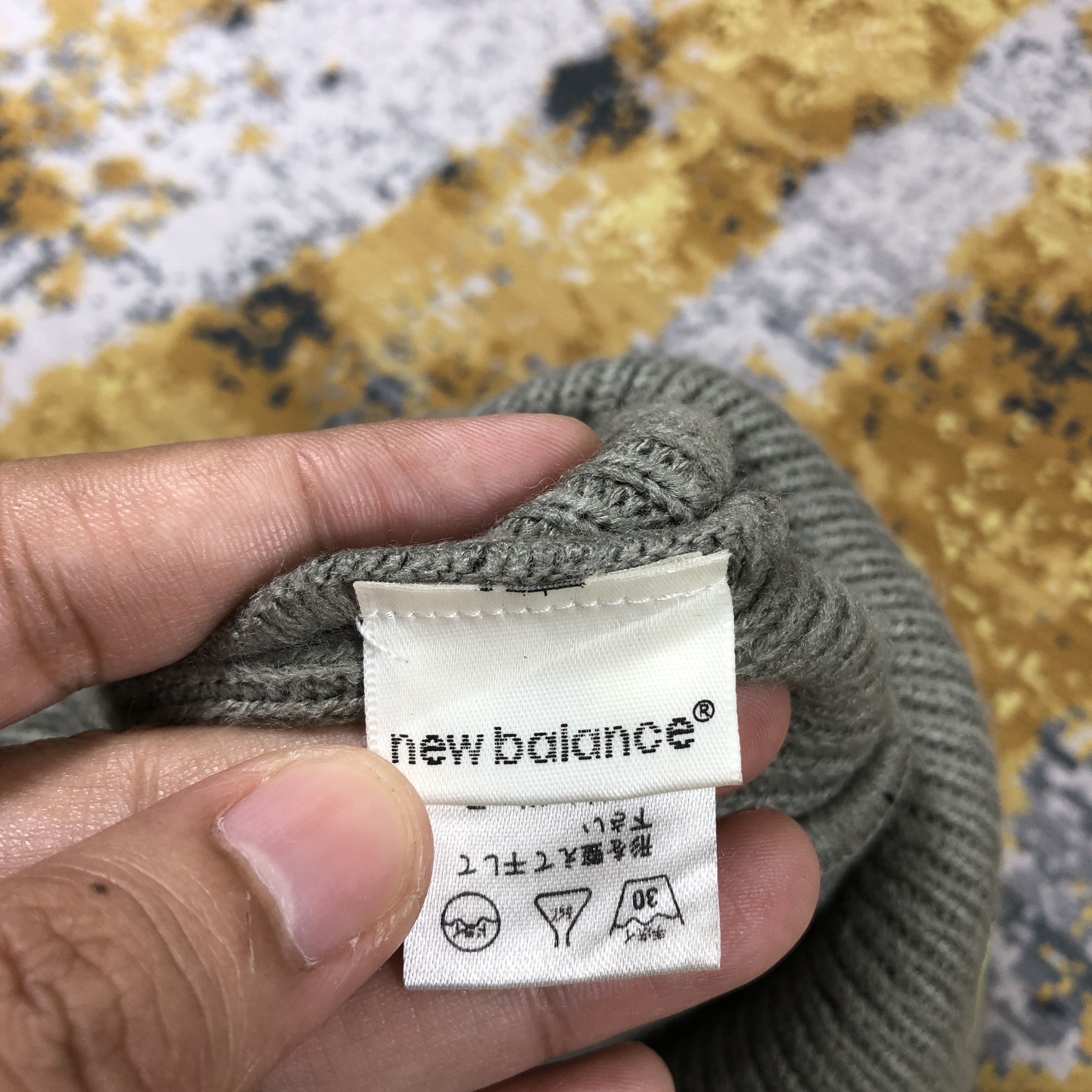New Balance × Vintage Vintage New Balance Ribbed Beanie Hat B2103 Size ONE SIZE - 6 Thumbnail