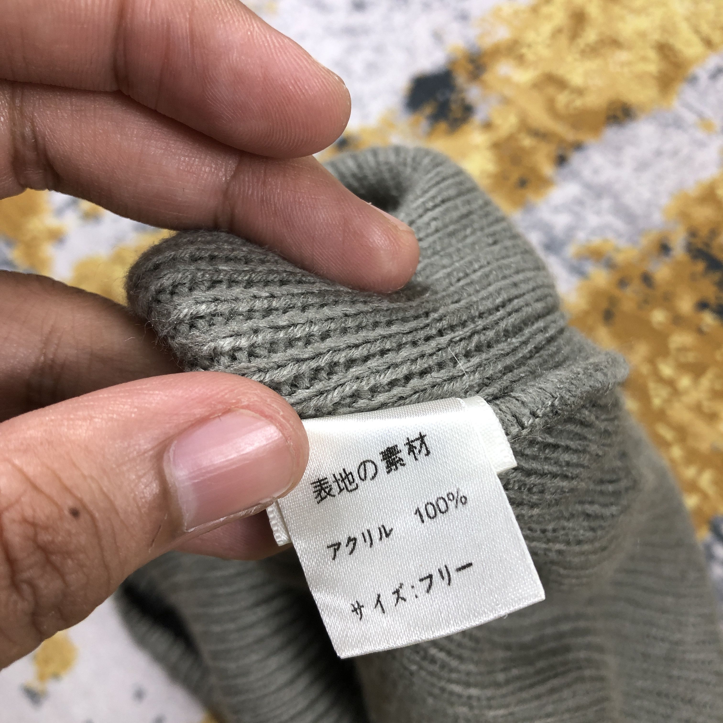 New Balance × Vintage Vintage New Balance Ribbed Beanie Hat B2103 Size ONE SIZE - 7 Thumbnail