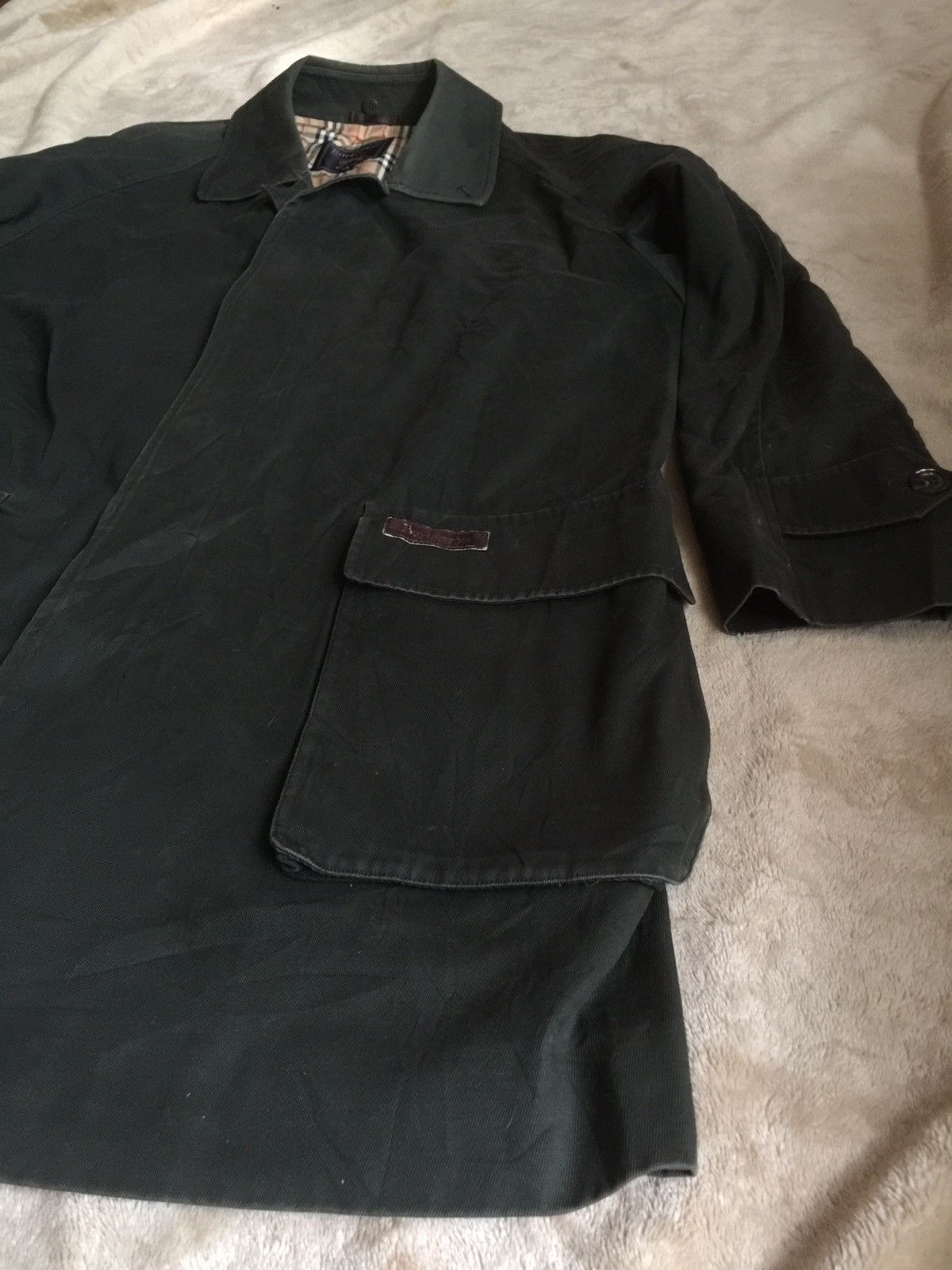 Burberry × Designer × Vintage ❗️Burberry Hunting Jacket Nice Design Nova Check Size US L / EU 52-54 / 3 - 3 Thumbnail