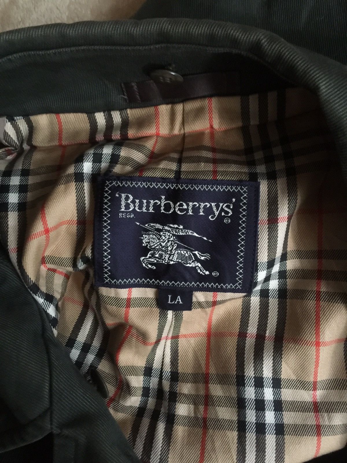 Burberry × Designer × Vintage ❗️Burberry Hunting Jacket Nice Design Nova Check Size US L / EU 52-54 / 3 - 5 Thumbnail