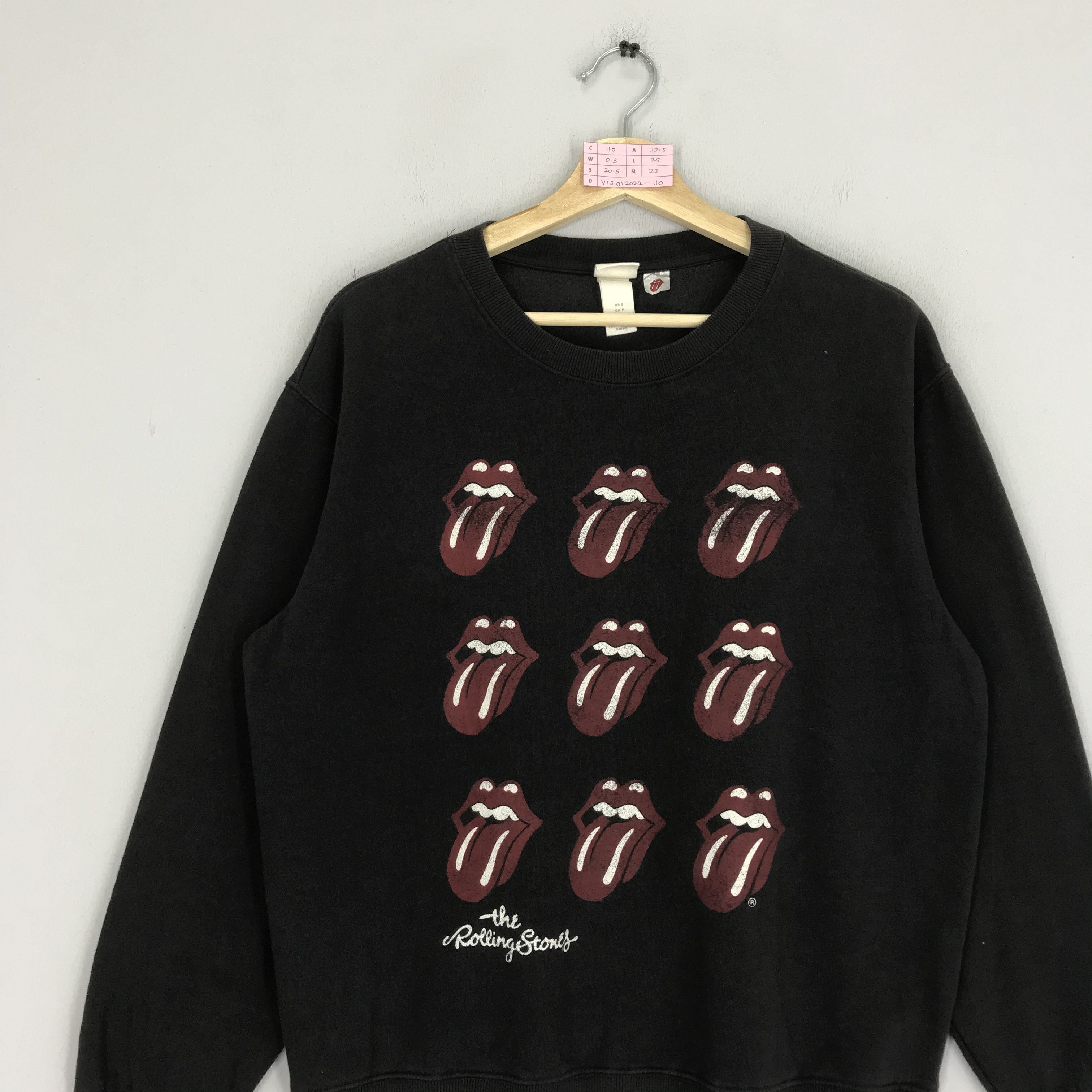 Band Tees Rare!! H&M x The Rolling Stones Band Tees Crewneck Size US M / EU 48-50 / 2 - 3 Thumbnail