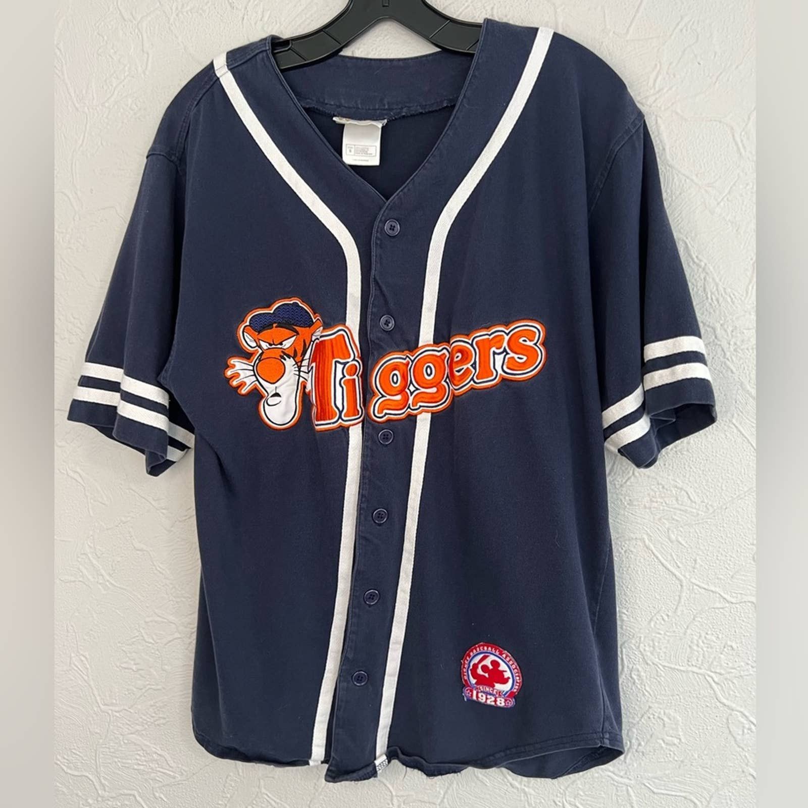 Disney Vintage Disney Store Tigger Button Up Baseball Jersey Size US S / EU 44-46 / 1 - 1 Preview