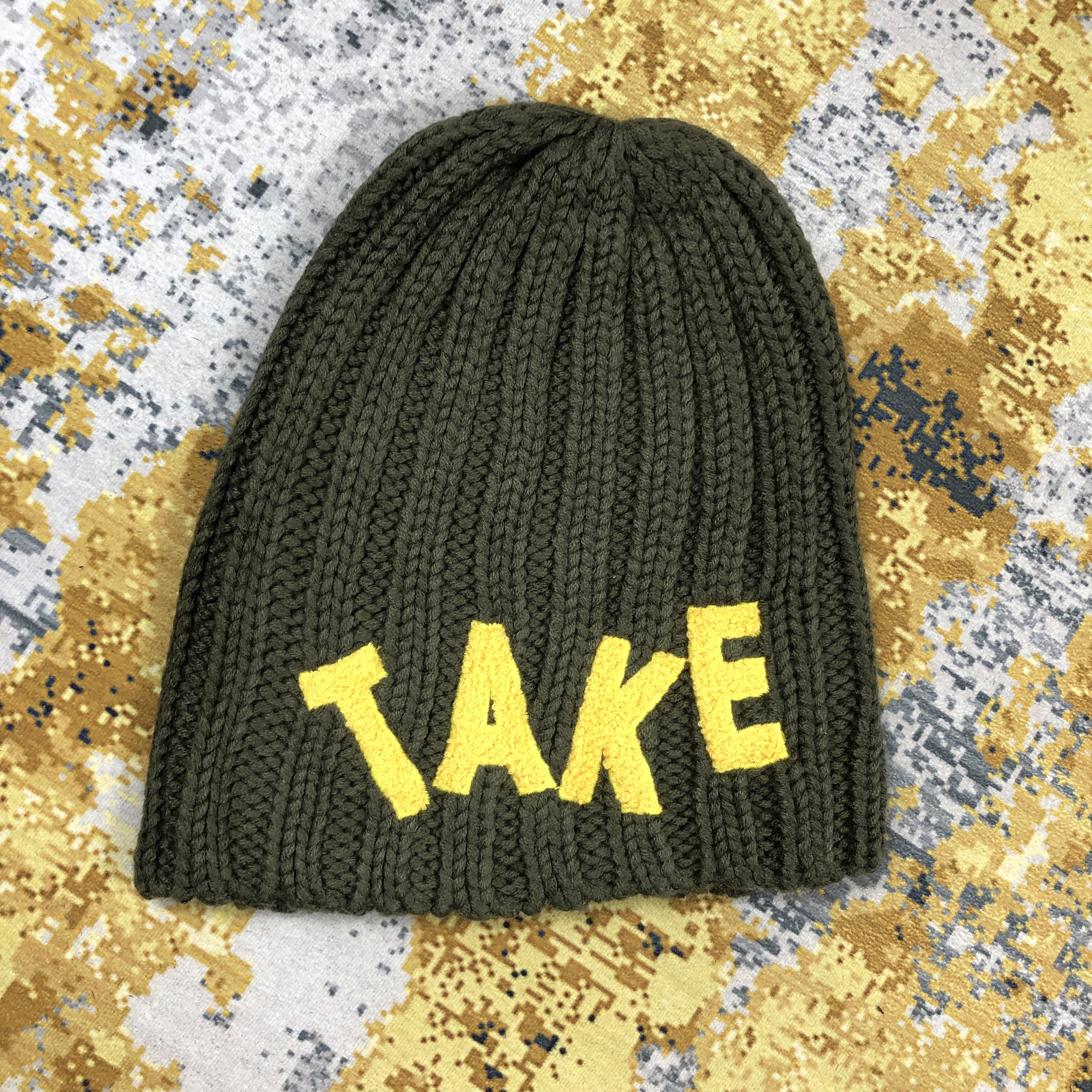 Japanese Brand Vintage Take High Top Beanie Hat B2170 Size ONE SIZE - 3 Thumbnail