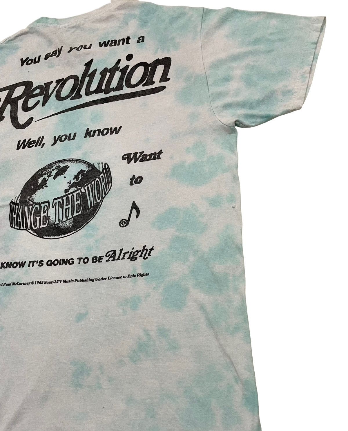 The Beatles “Revolution” Tie Dye Tshirt