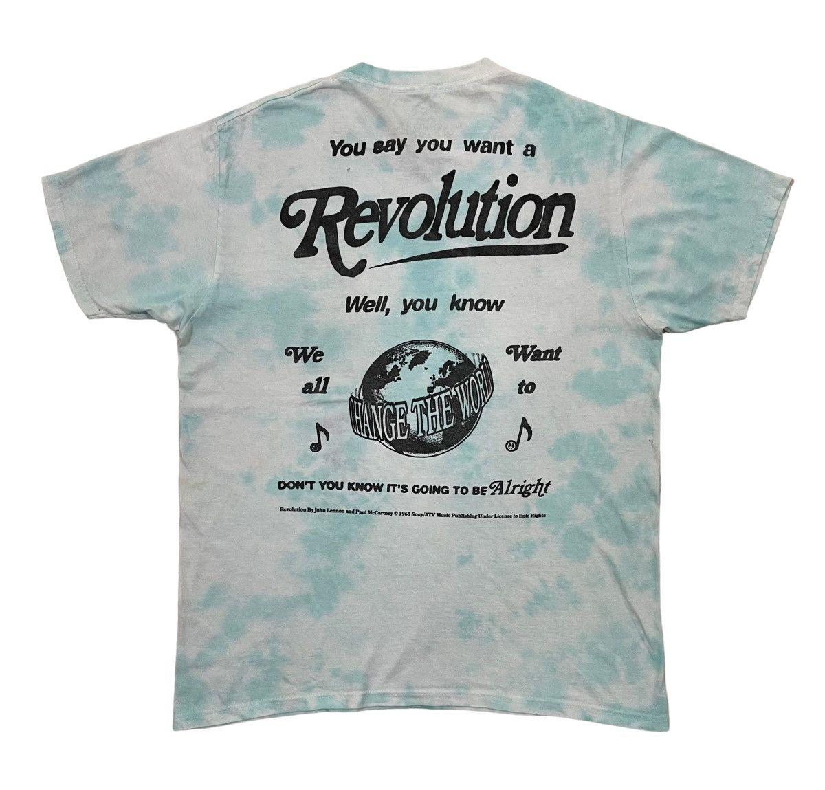The Beatles “Revolution” Tie Dye Tshirt