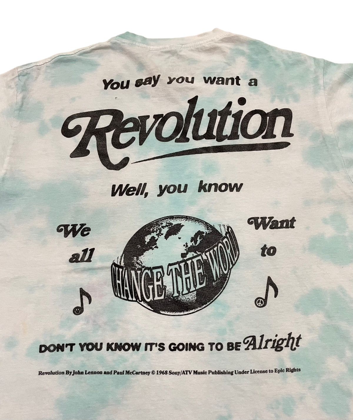 The Beatles “Revolution” Tie Dye Tshirt