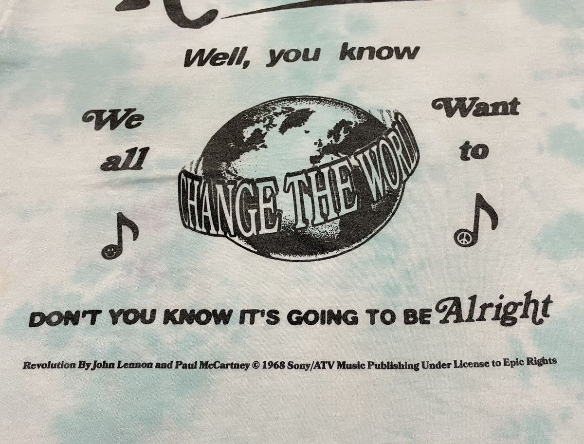 The Beatles “Revolution” Tie Dye Tshirt