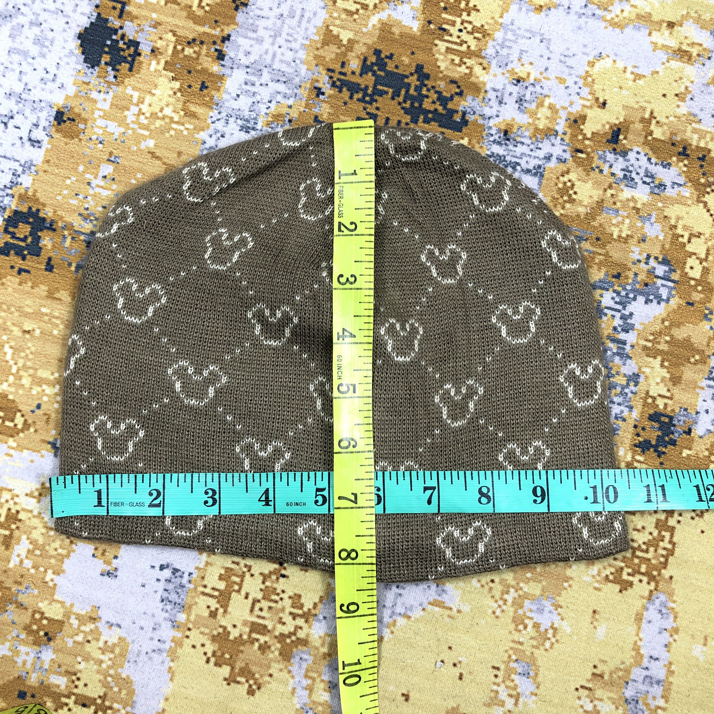 Disney × Vintage Vintage Mickey Mouse Fullprint Beanie Hat B2198 Size ONE SIZE - 5 Thumbnail