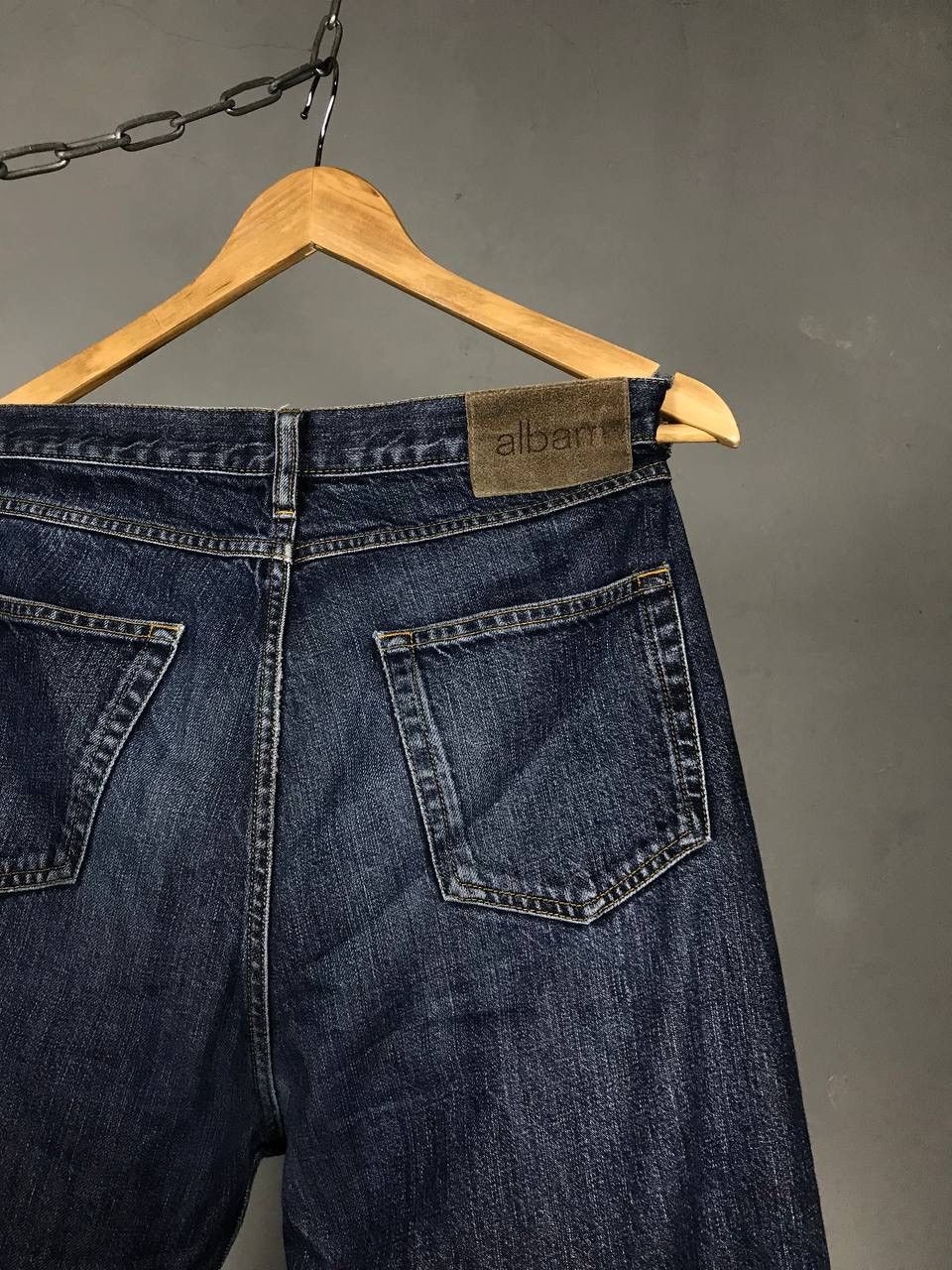Albam Albam luxury streetwear selvedge denim jeans Size US 33 - 6 Thumbnail