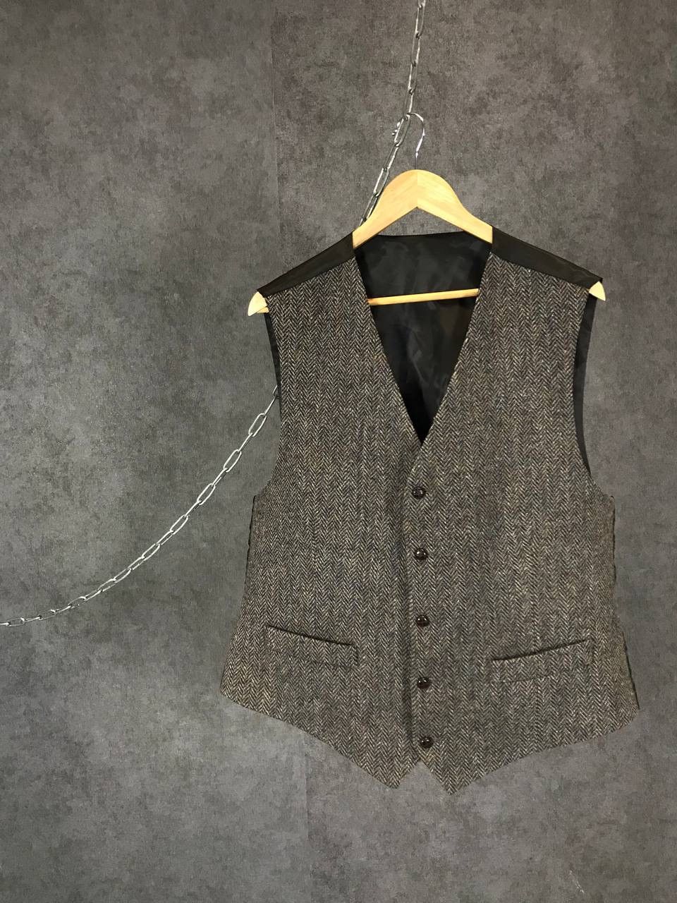 Harris Tweed Harris Tweed vintage vest Size 54R - 1 Thumbnail