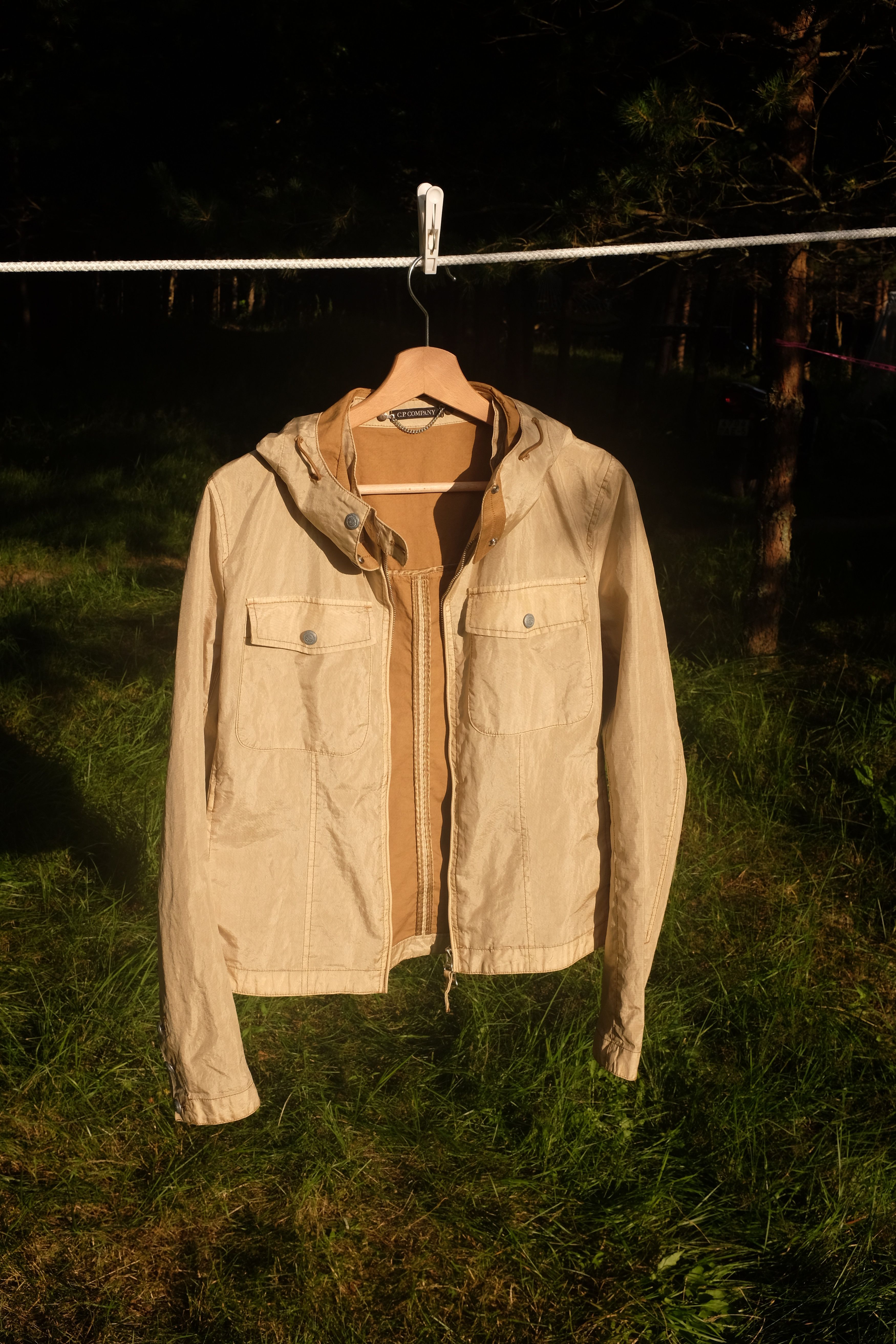 Image of C P Company x Vintage C.p. Company Jacket in Gold, Men's (Size Small)