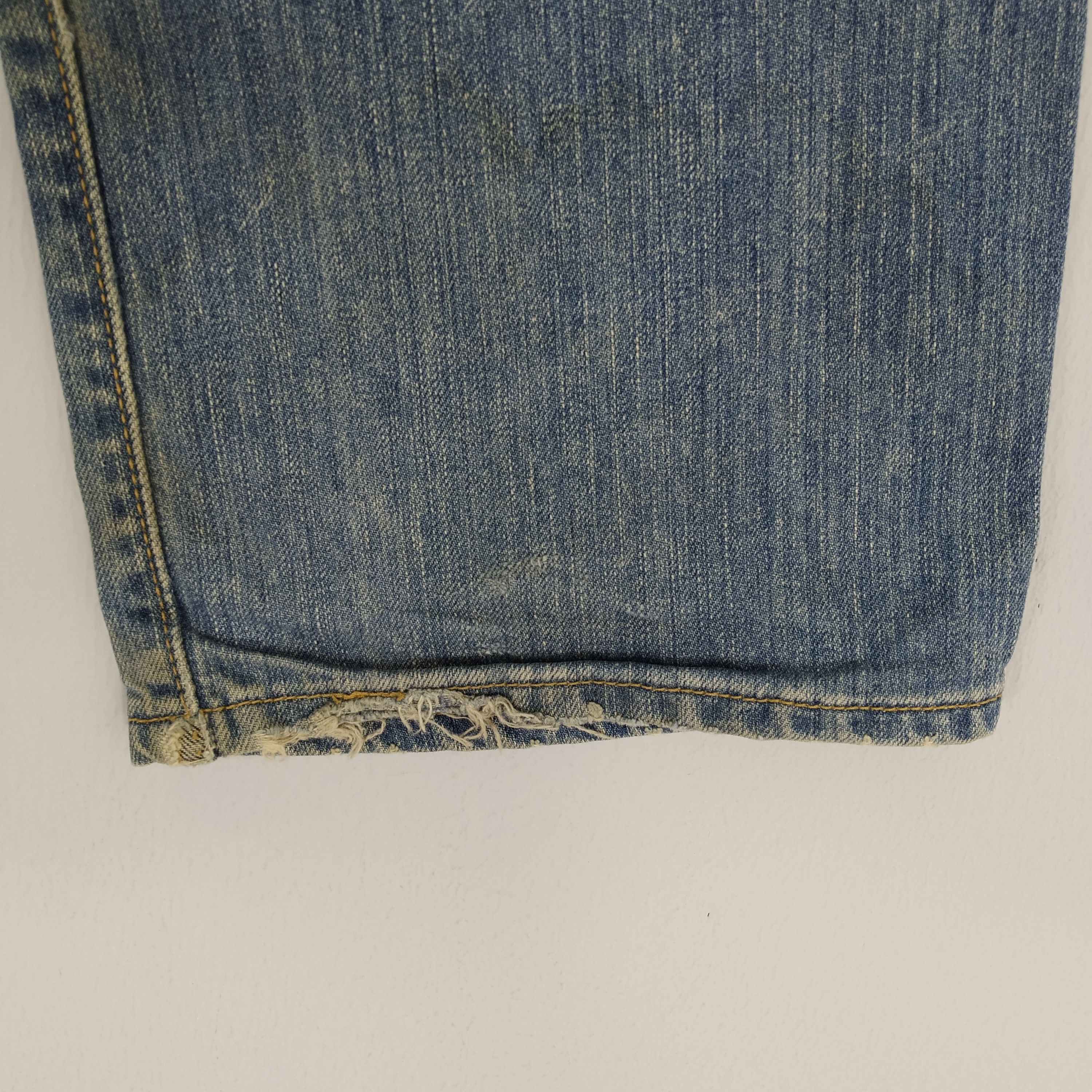 Levi's Size 33 Levi’s 501 Hand Paint Denim Jeans Stone Wash Jeans Size US 33 - 8 Thumbnail