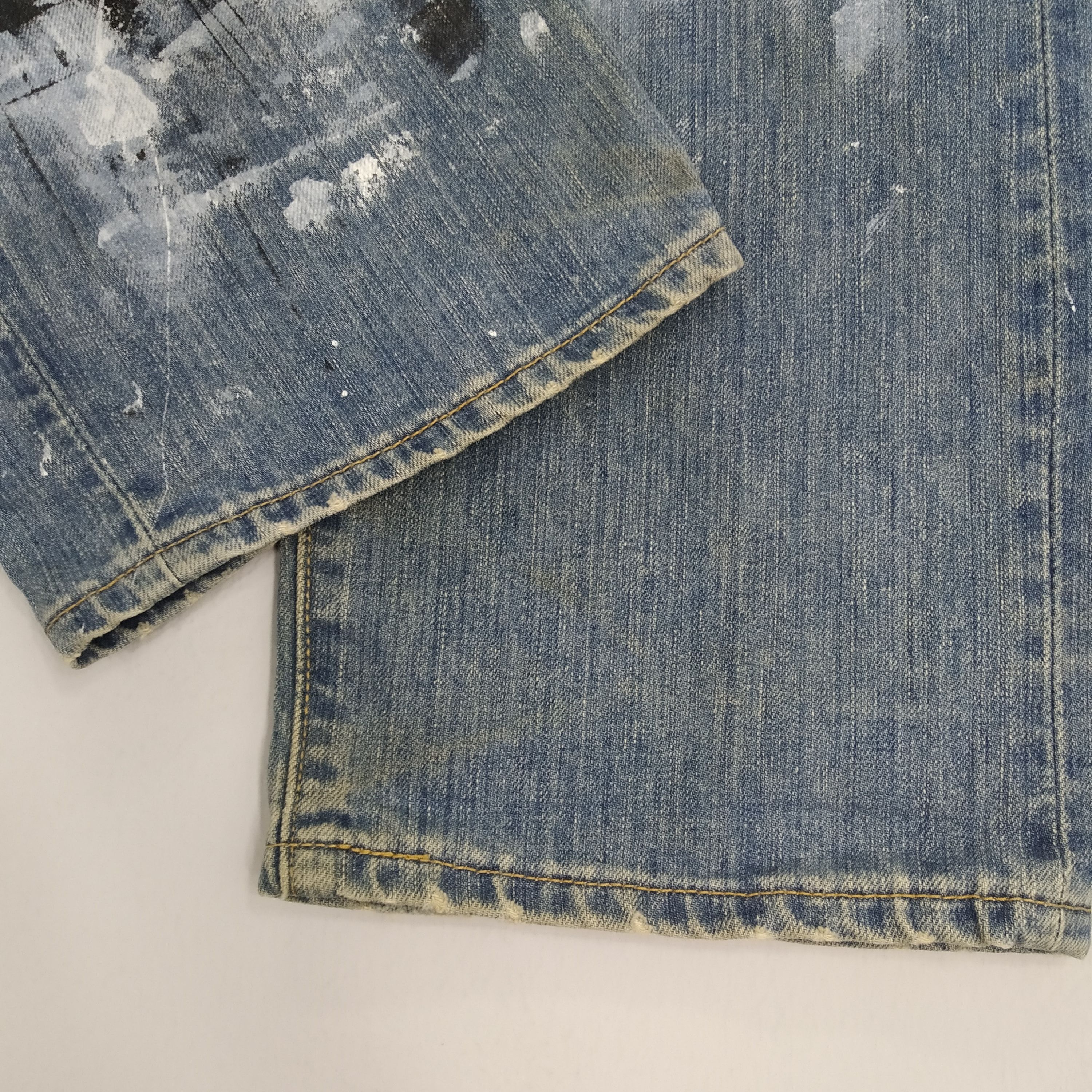 Levi's Size 33 Levi’s 501 Hand Paint Denim Jeans Stone Wash Jeans Size US 33 - 6 Thumbnail