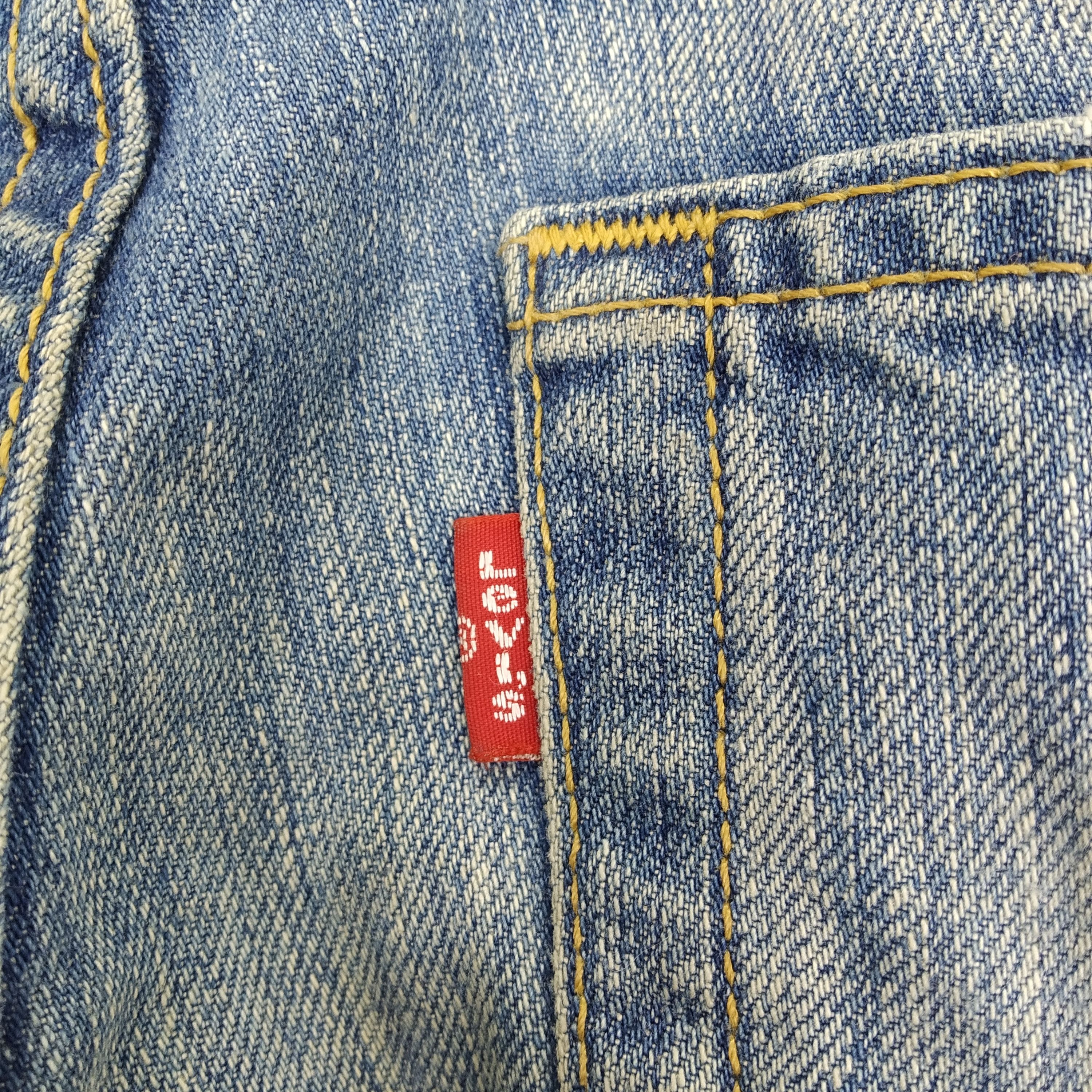 Levi's Size 33 Levi’s 501 Hand Paint Denim Jeans Stone Wash Jeans Size US 33 - 10 Thumbnail
