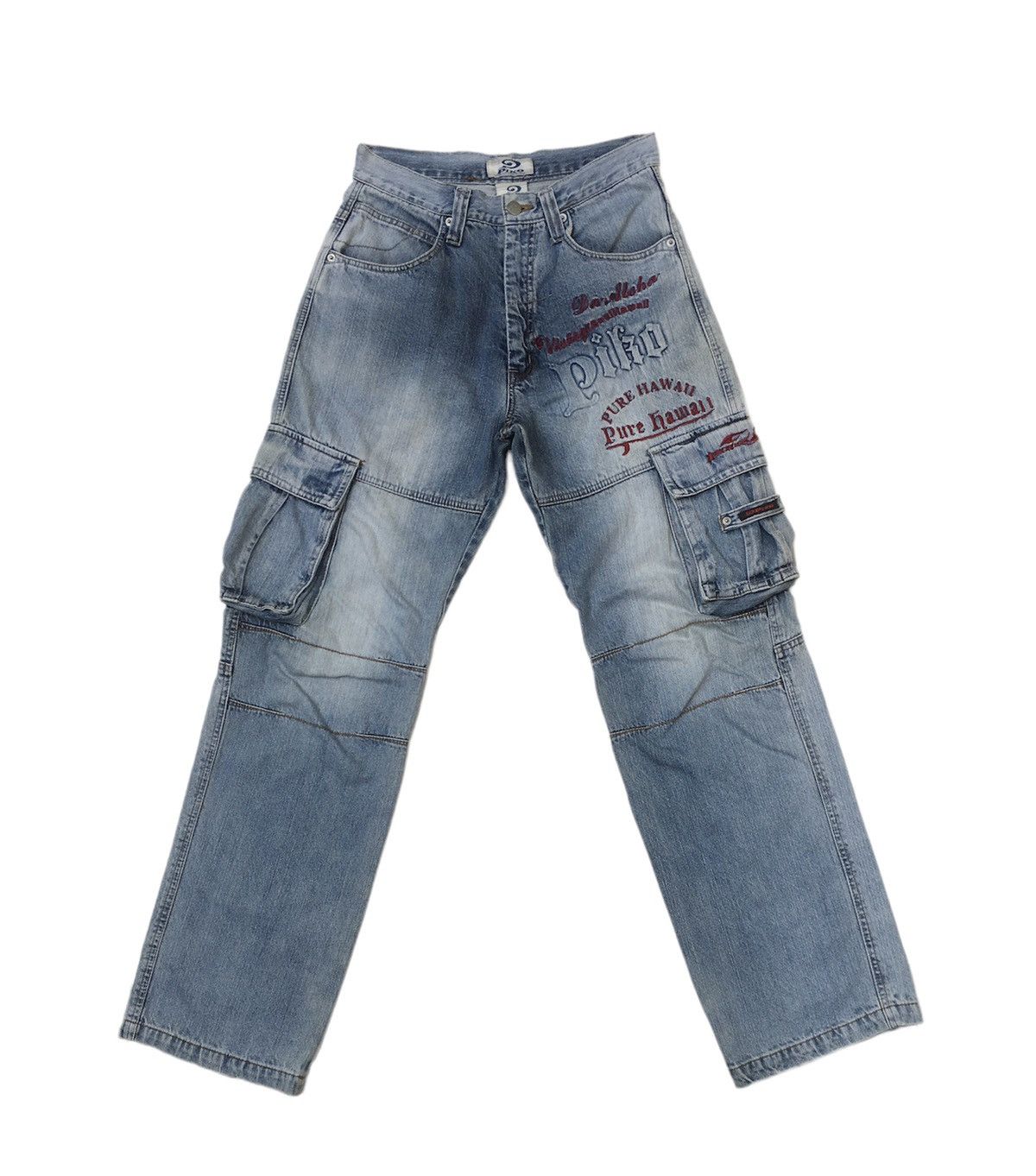 Vintage Vintage Hawaii Piko Cargo Jeans Size US 28 / EU 44 - 2 Thumbnail