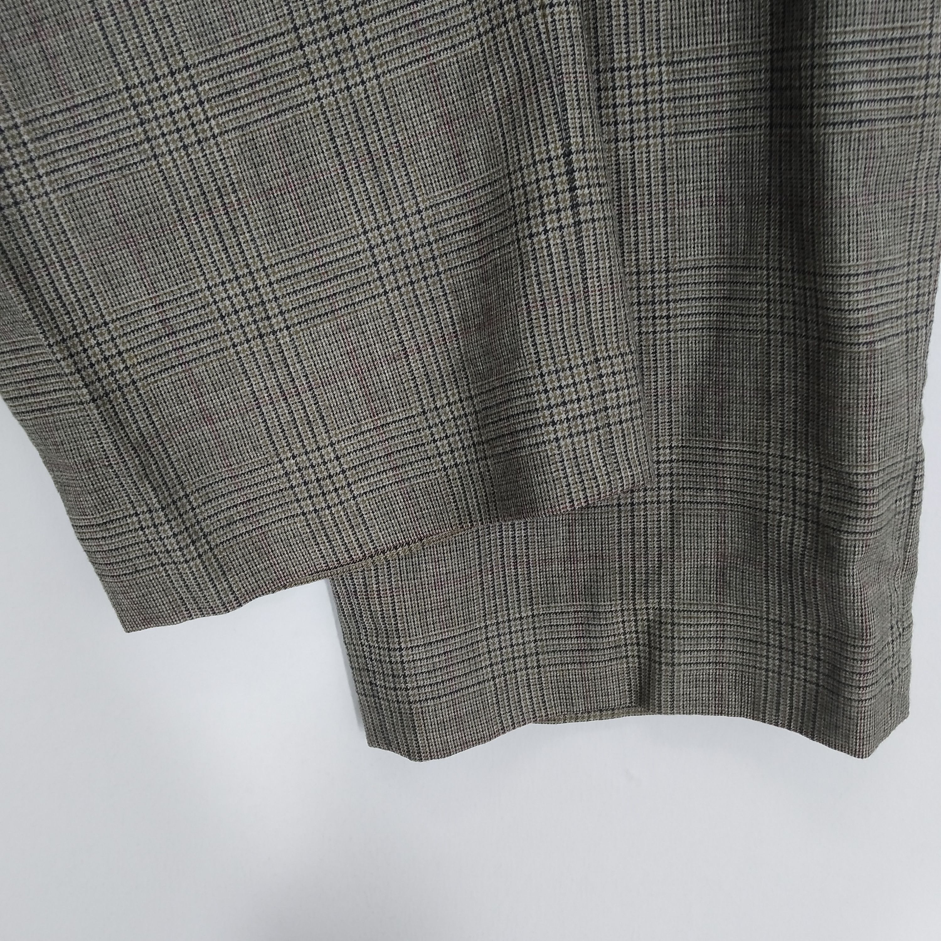 Aquascutum Vintage Aquascutum London Checkered Relaxing Casual Pants Size US 35 - 7 Thumbnail