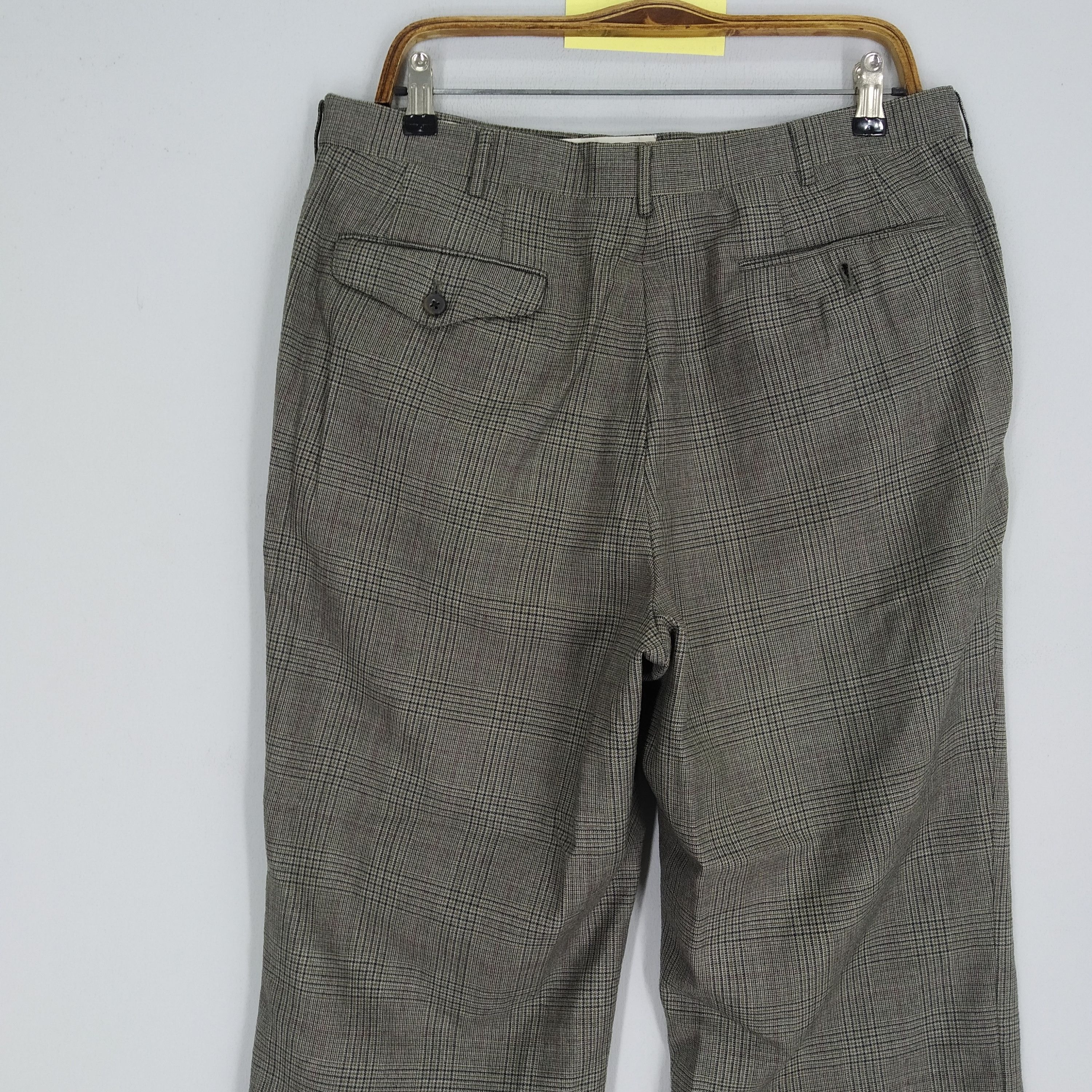 Aquascutum Vintage Aquascutum London Checkered Relaxing Casual Pants Size US 35 - 4 Thumbnail