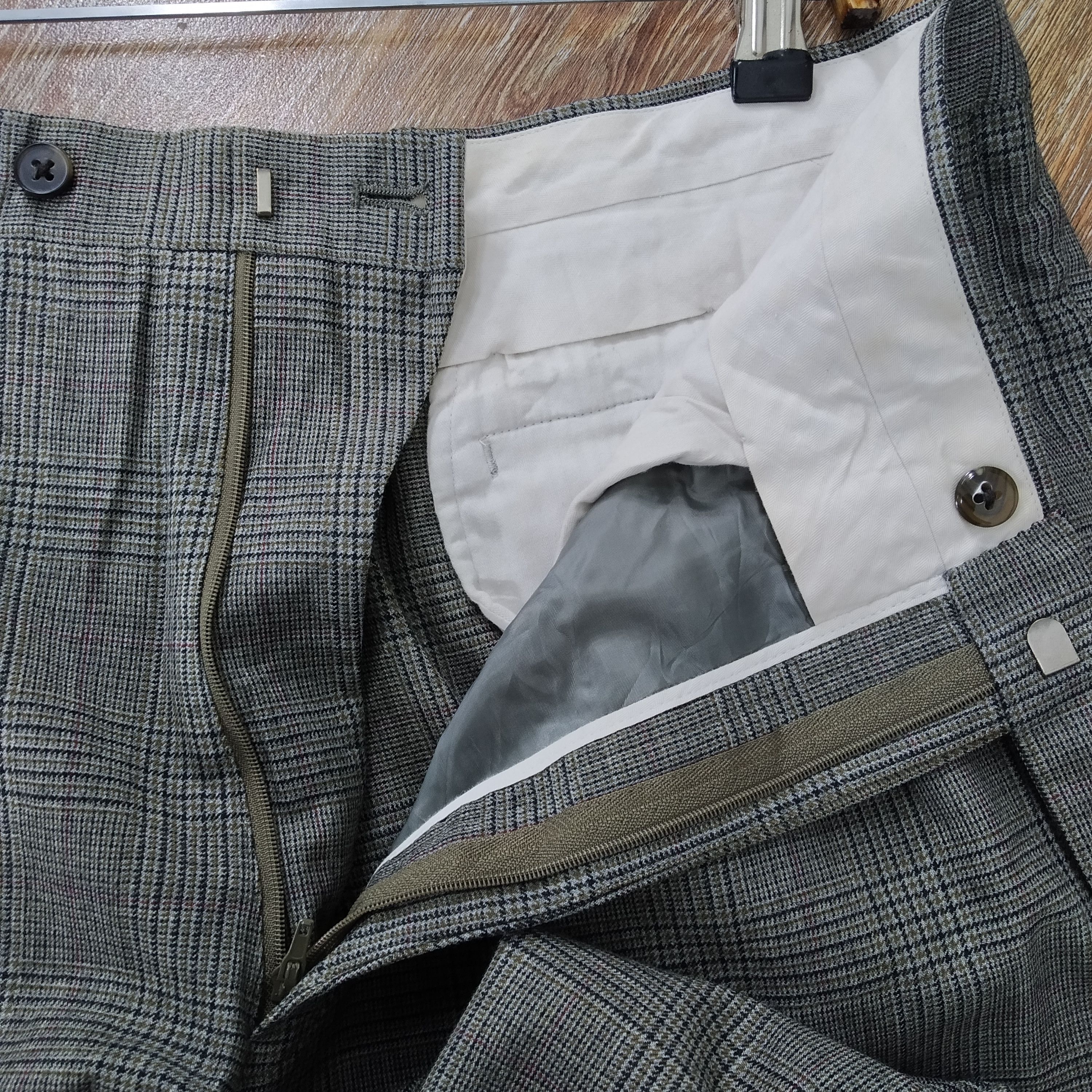 Aquascutum Vintage Aquascutum London Checkered Relaxing Casual Pants Size US 35 - 6 Thumbnail