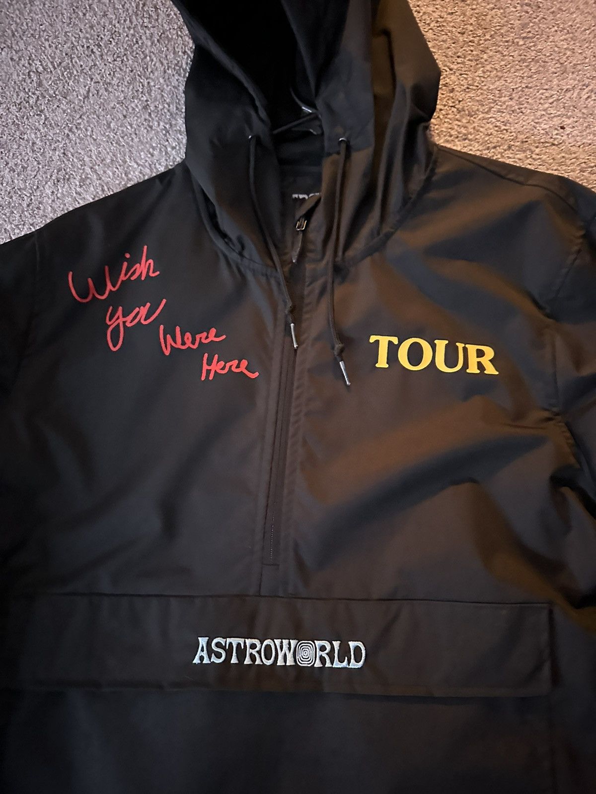 Travis Scott Travis Scott 2018 Astroworld Tour Windbreaker Grailed