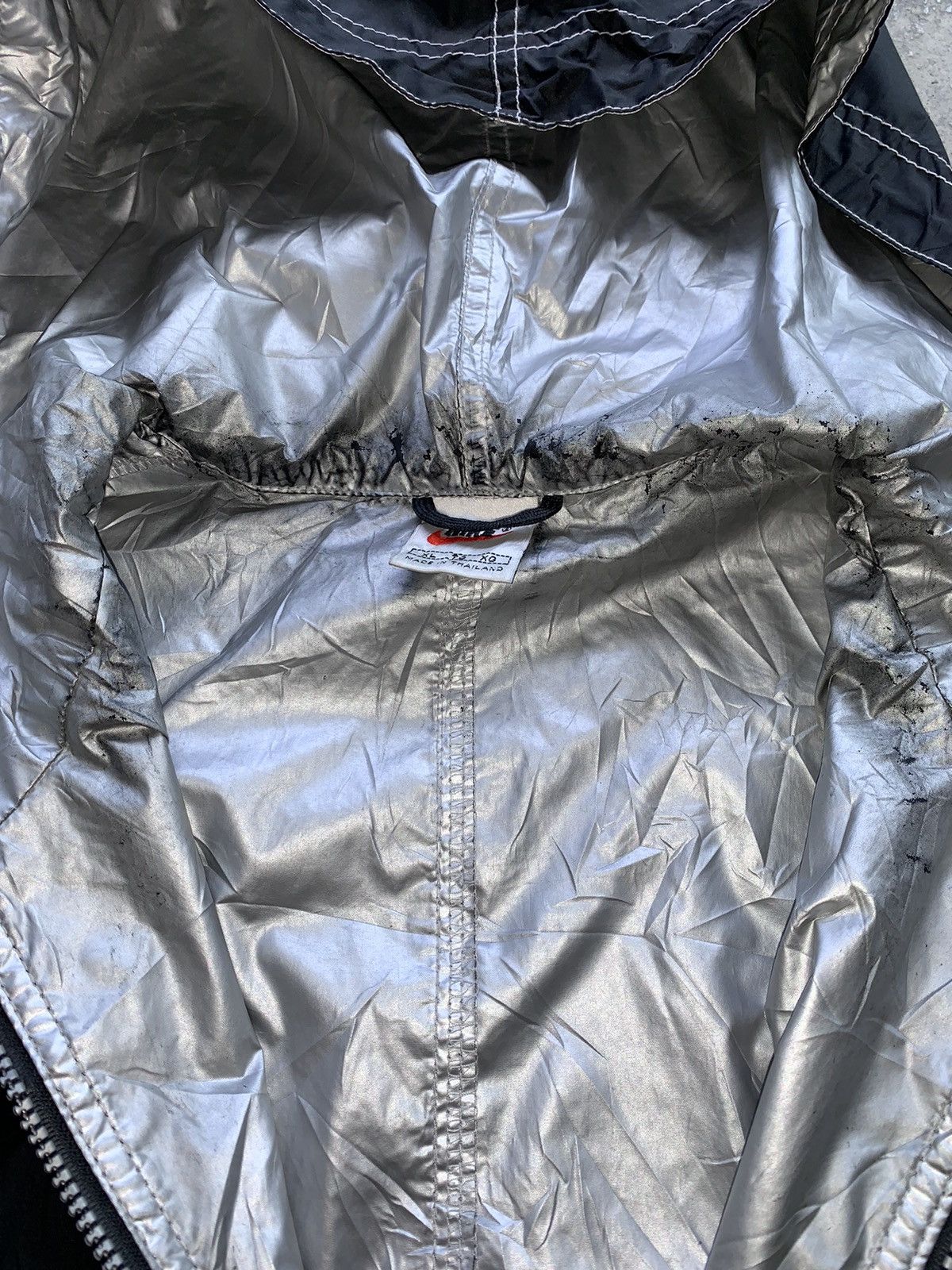 Nike RARE Nike Center Swoosh Windrunner Hoodie Size US XL / EU 56 / 4 - 7 Thumbnail