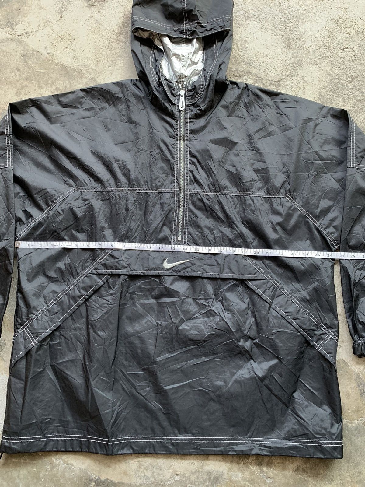 Nike RARE Nike Center Swoosh Windrunner Hoodie Size US XL / EU 56 / 4 - 3 Thumbnail