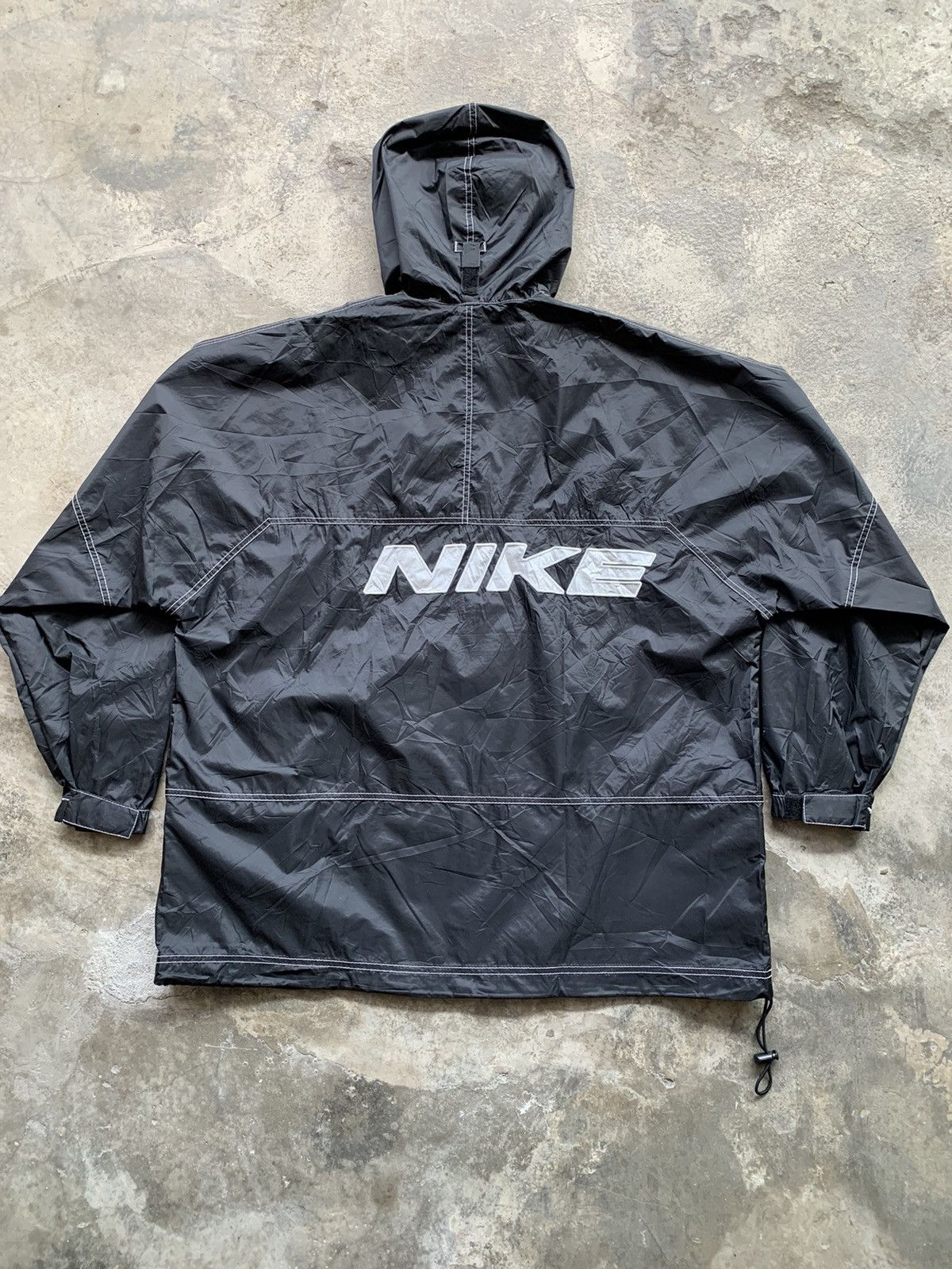 Nike RARE Nike Center Swoosh Windrunner Hoodie Size US XL / EU 56 / 4 - 2 Thumbnail