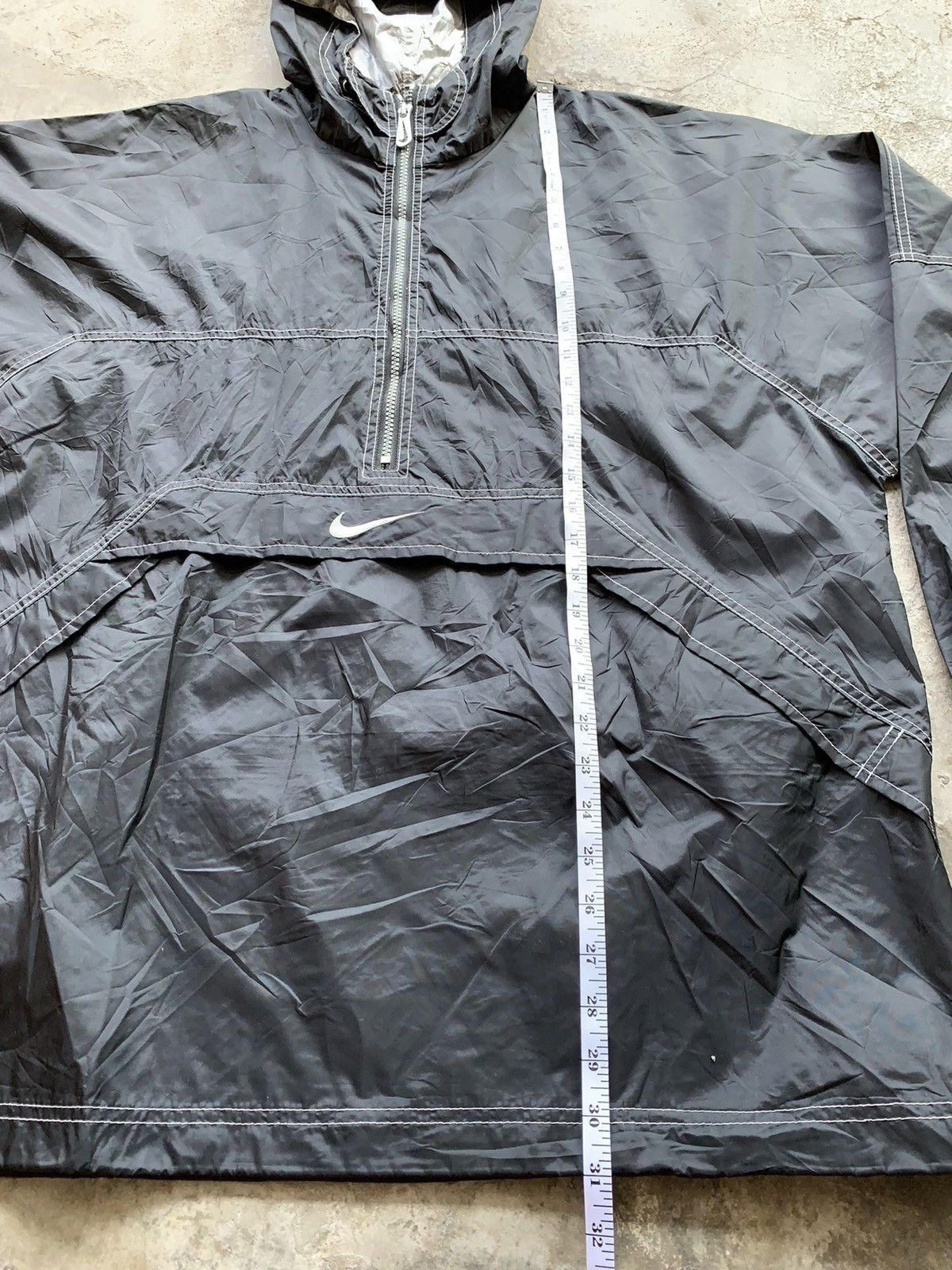 Nike RARE Nike Center Swoosh Windrunner Hoodie Size US XL / EU 56 / 4 - 4 Thumbnail