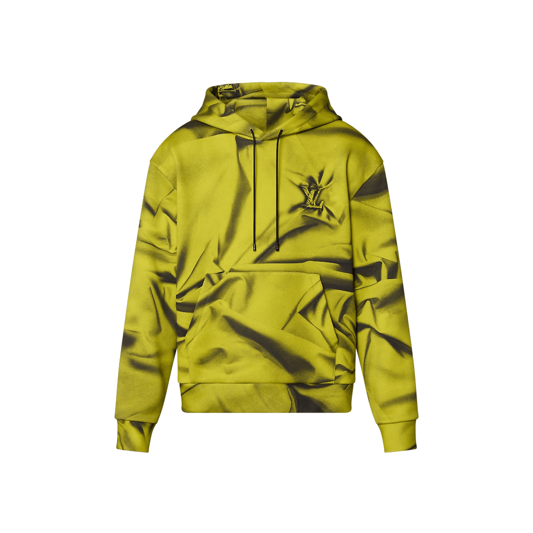 Printed Cotton-Blend Hoodie