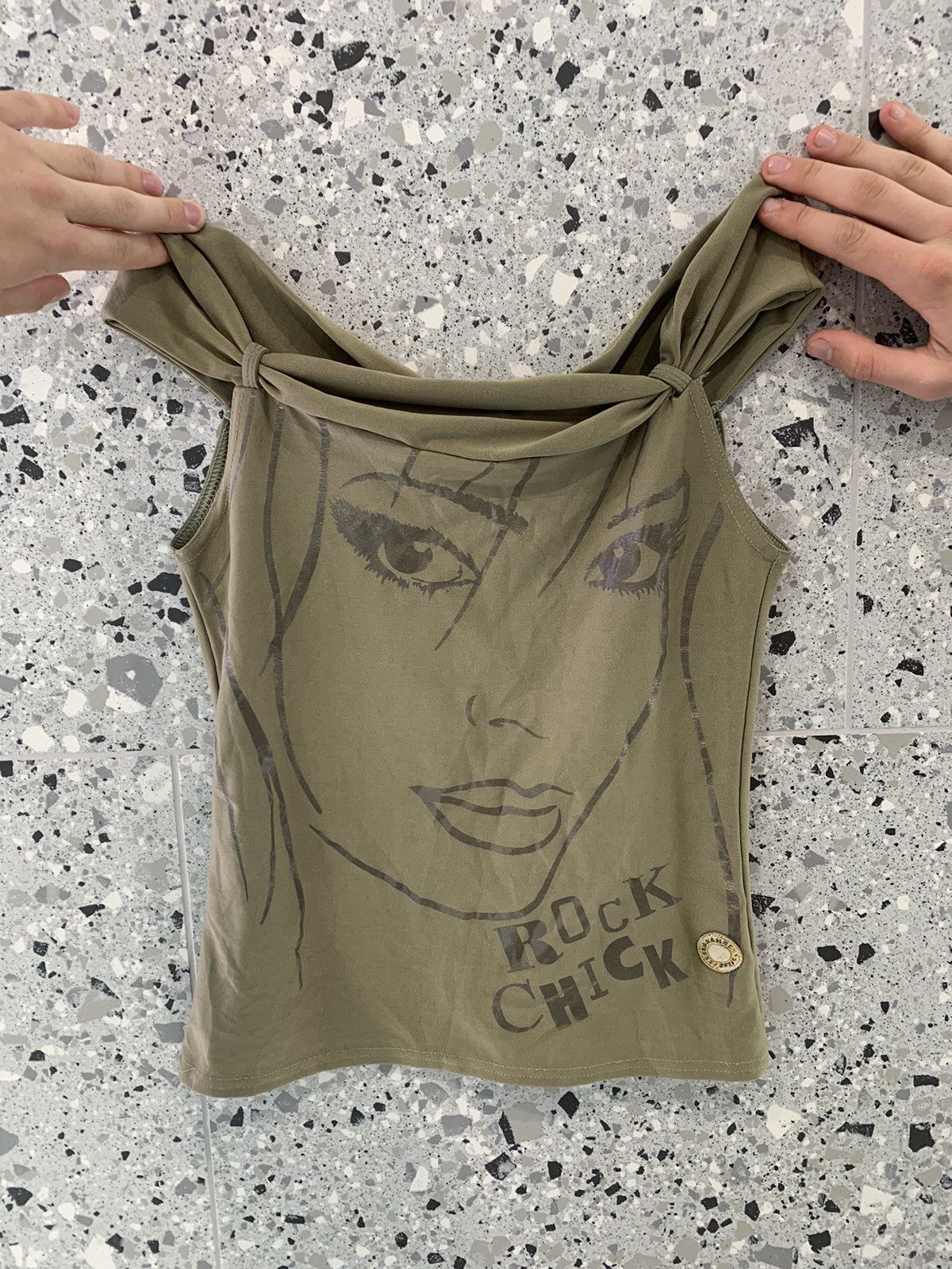 Japanese Brand Rock Chick Avant-garde Tank Tops Punk Rock Style Size M / US 6-8 / IT 42-44 - 1 Thumbnail