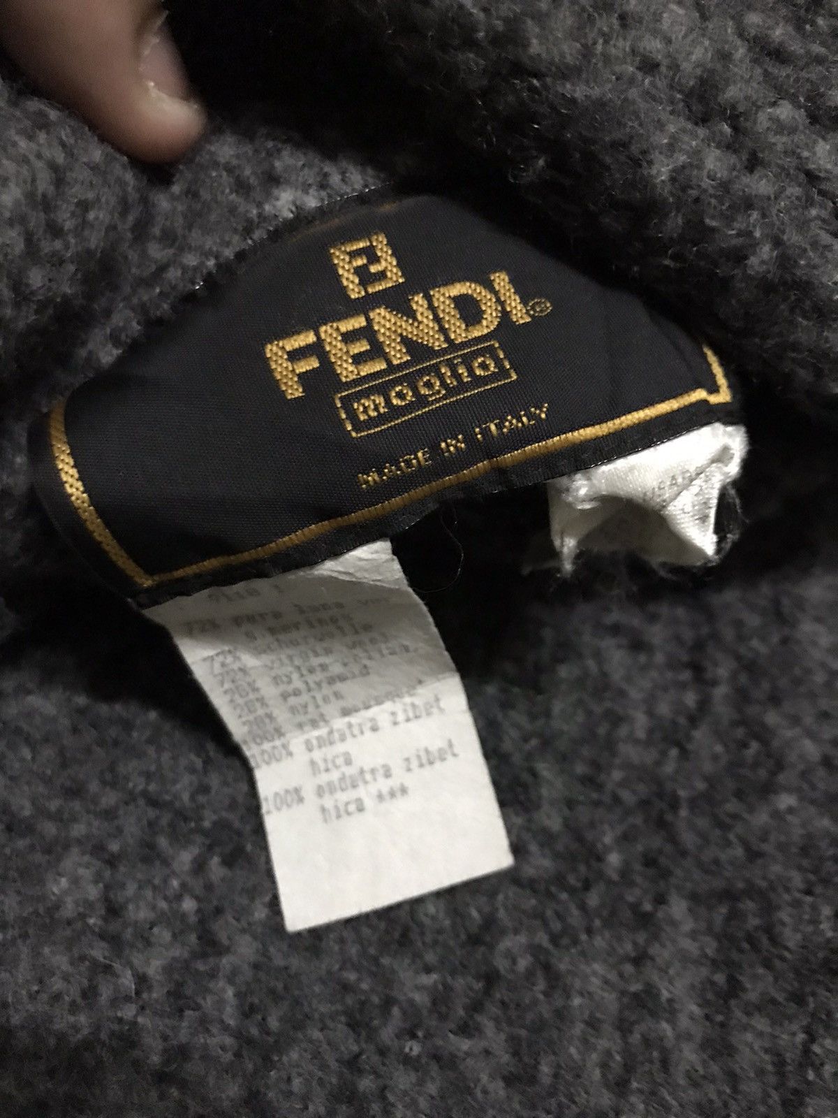 Fendi Fendi Maglia wool jacket Size US XL / EU 56 / 4 - 2 Thumbnail