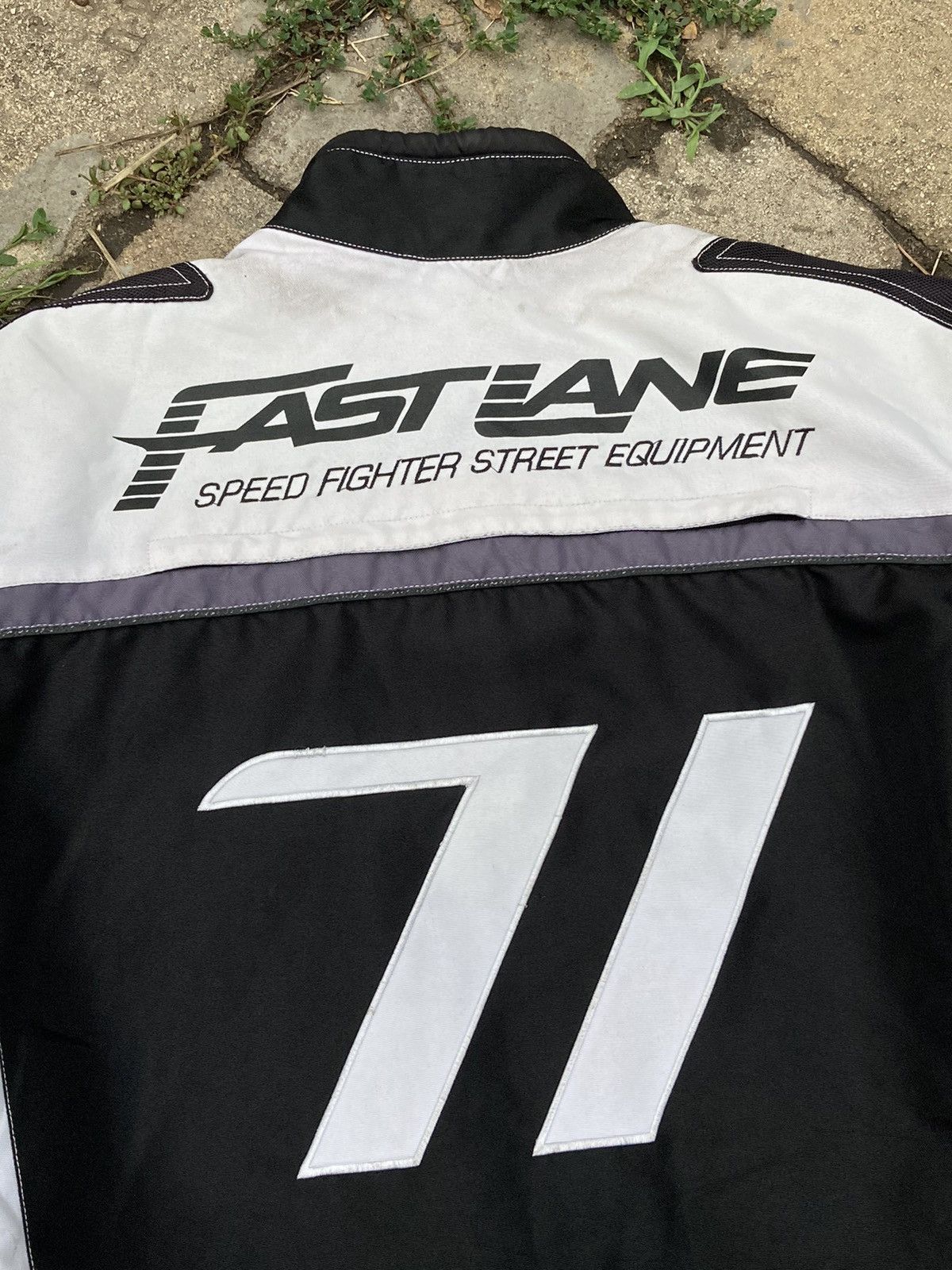 Vintage Vintage Fast Lane Speed Fighter black racing jacket Size US XL / EU 56 / 4 - 10 Thumbnail