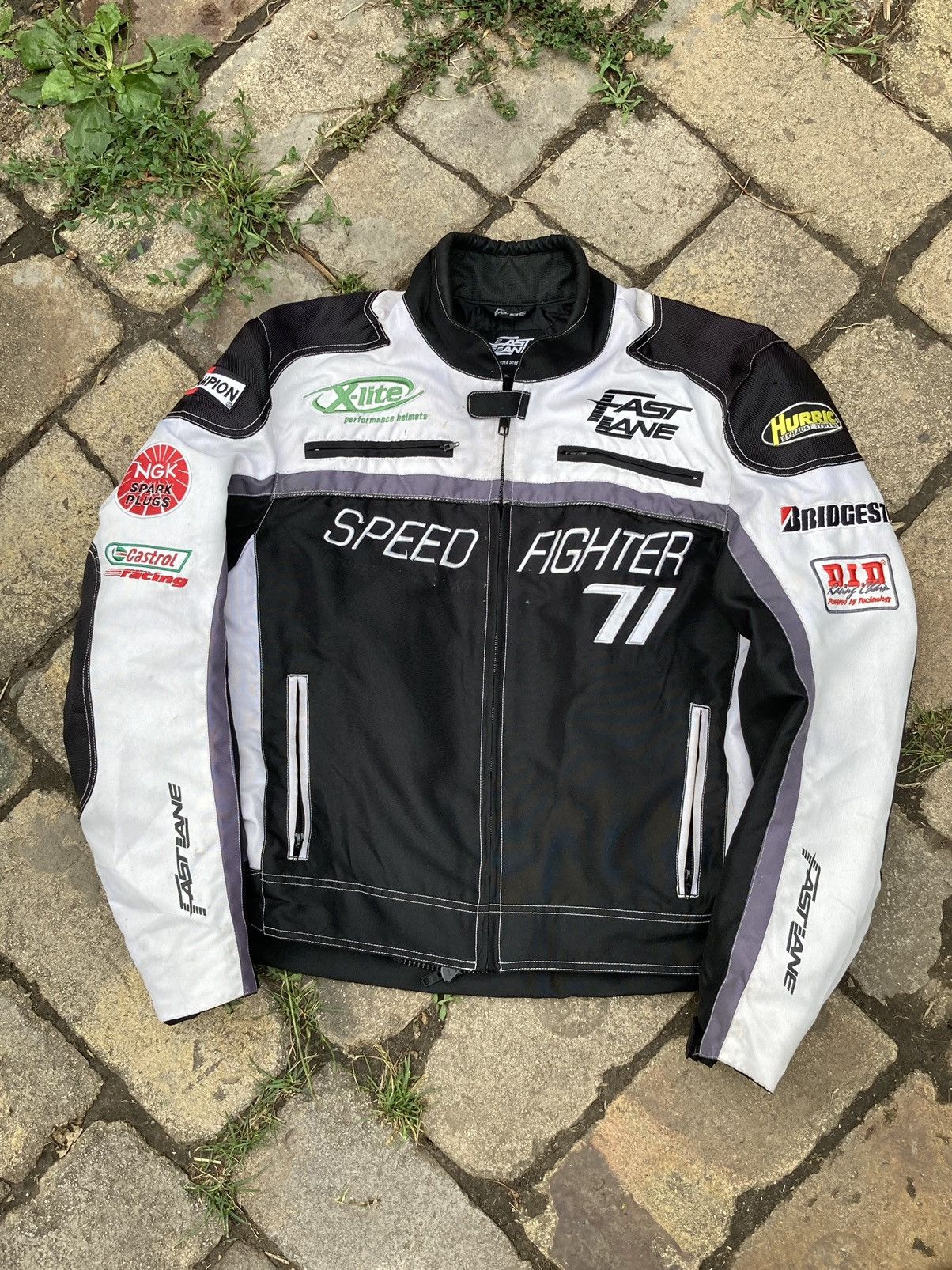 Vintage Vintage Fast Lane Speed Fighter black racing jacket Size US XL / EU 56 / 4 - 1 Thumbnail